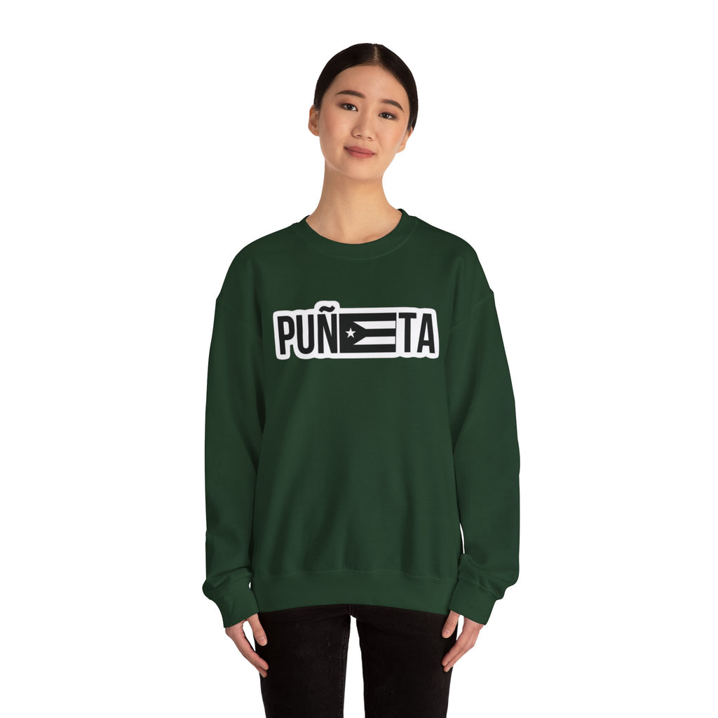 Puñeta Sweatshirt  Puerto Rican Flag Graphic Crewneck