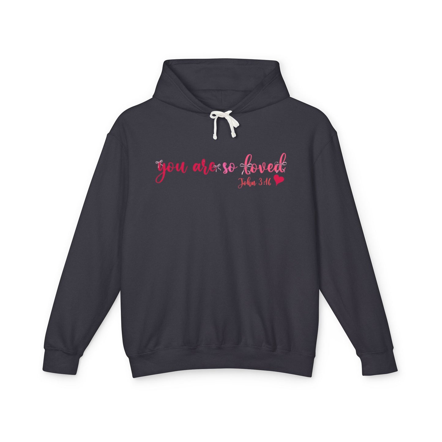 Mama Hoodie "You Are So Loved" — Christian Mama Lightweight Hooded Sweatshirt