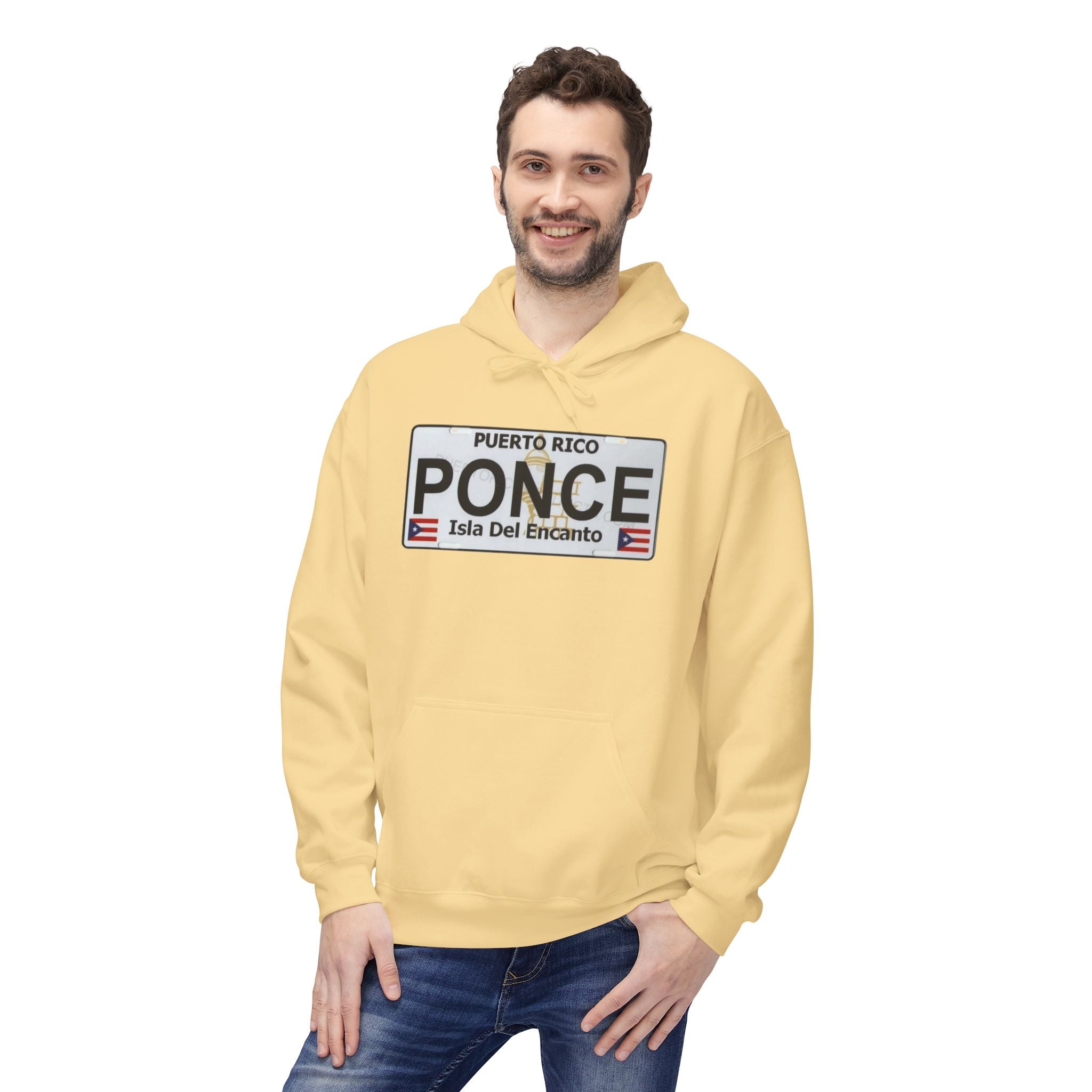 Ponce Puerto Rico License Plate Hoodie Isla Del Encanto Pullover