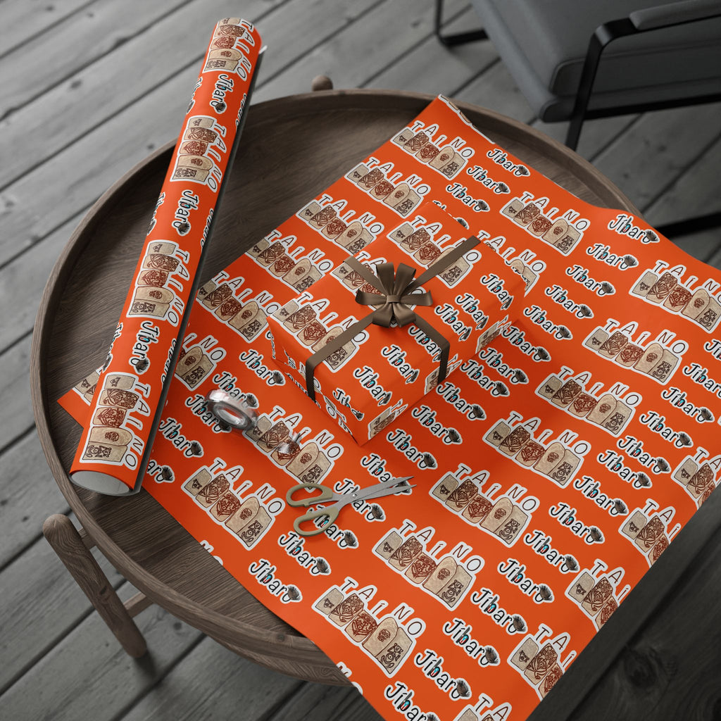 Puerto Rico  T aino Jibaro BoricuaWrapping Paper Cultural Gift Wrap | Boricua Heritage Design | Holiday & Celebration Gift Packaging