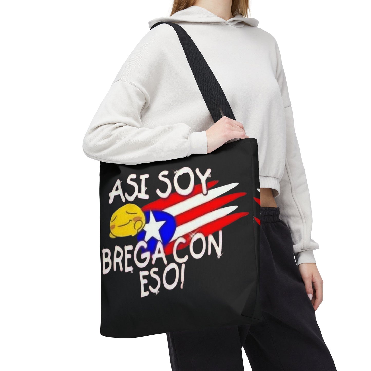 Carry Your Culture – Puerto Rican Pride in Every Step Vibrant Puerto Rican Tote Bag, Beach Bag, Shopping Tote, Travel Bag, Gift for Her, Eco-Friendly Reusable Bag