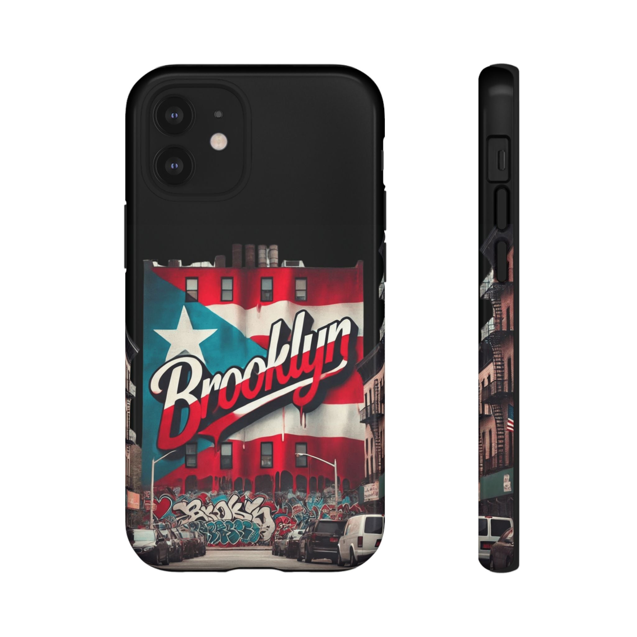 Brooklyn Street Art Phone Case  Urban Graffiti Protective Cover