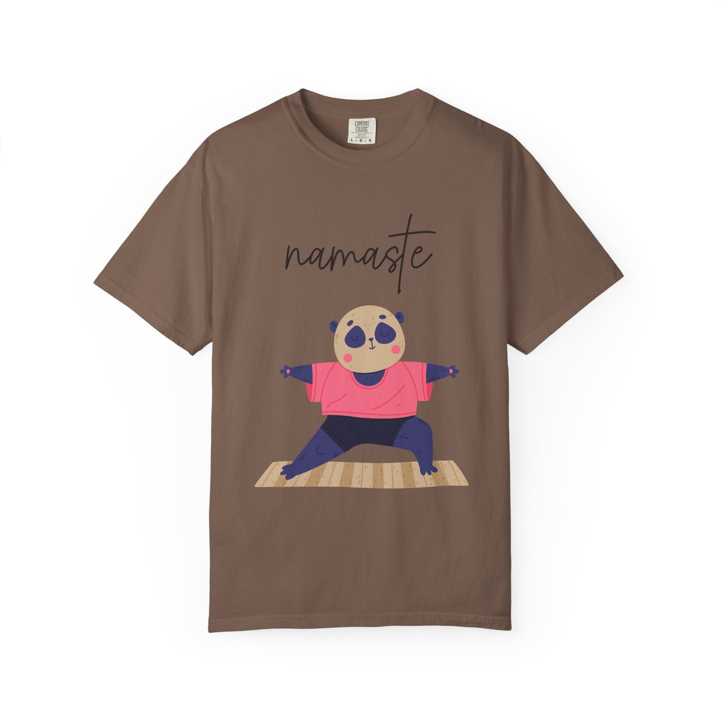 ✨ Let your outfit reflect your inner peace. Namaste Panda Unisex T-shirt, Yoga Shirt, Cute Animal Tee, Meditation Gift, Relaxation Wear, Gifts for Yogis
