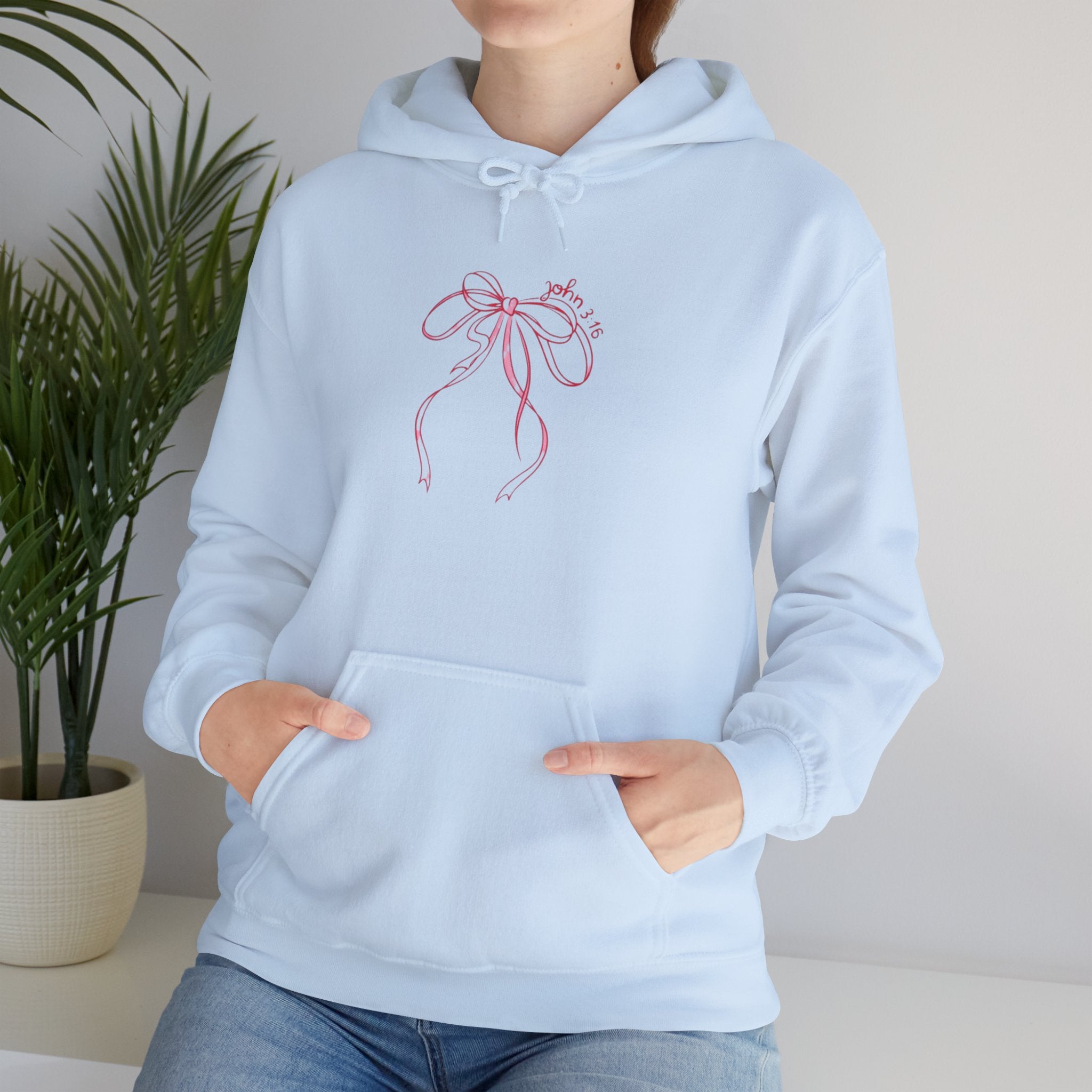You Are So Loved Hoodie Heart Full” Heart Ribbon Comfort Sweatshirt