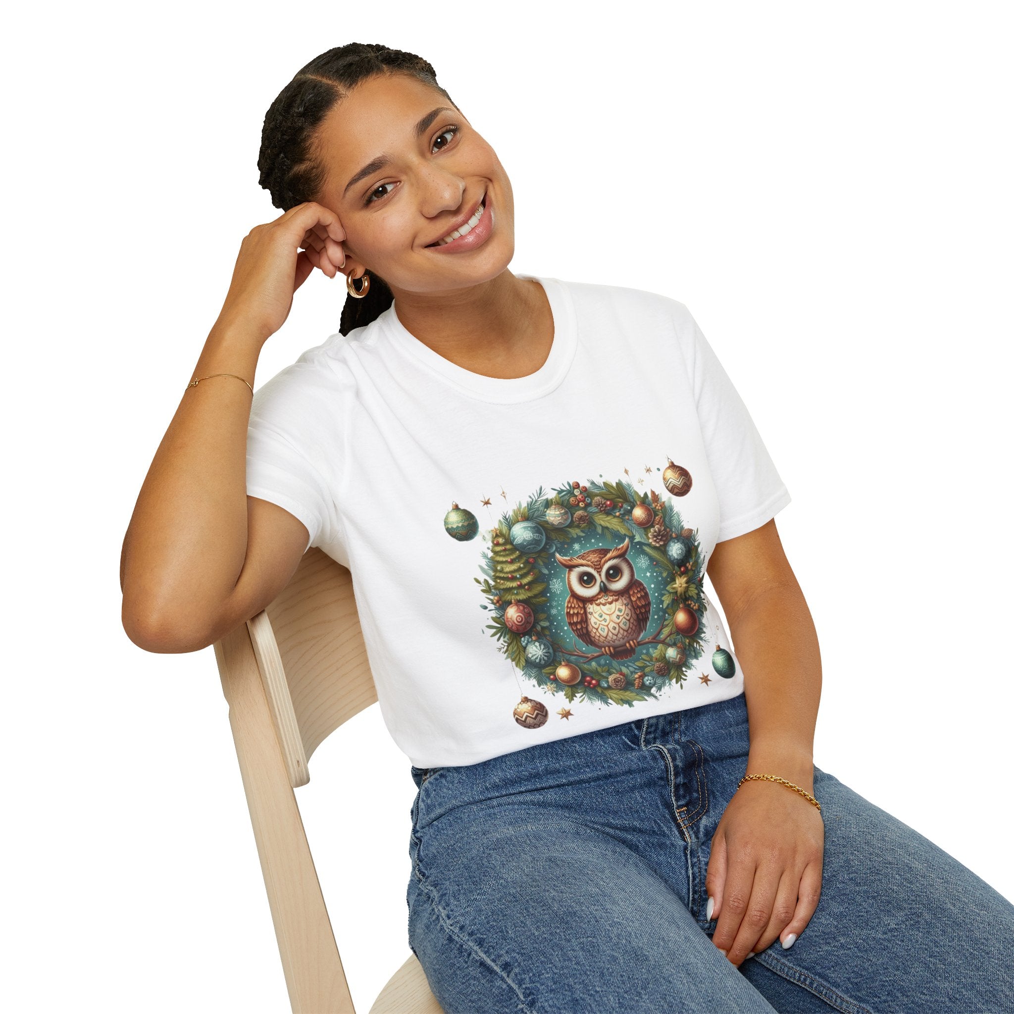 Merry Christmas Shirt  Santa, Reindeer  Holiday Spirit Design