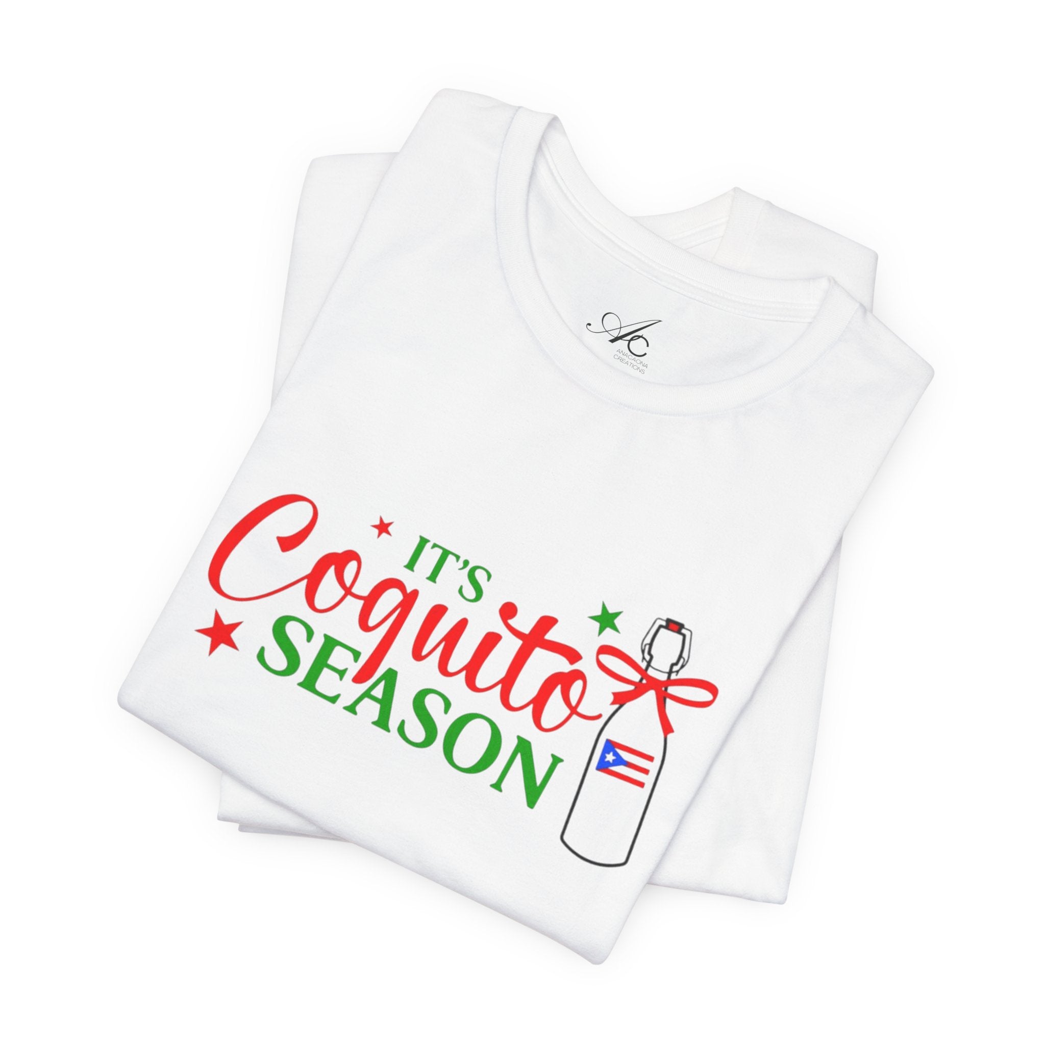 It's Coquito Season T-Shirt - Christmas Puerto Rican Holiday Cocktail Tee