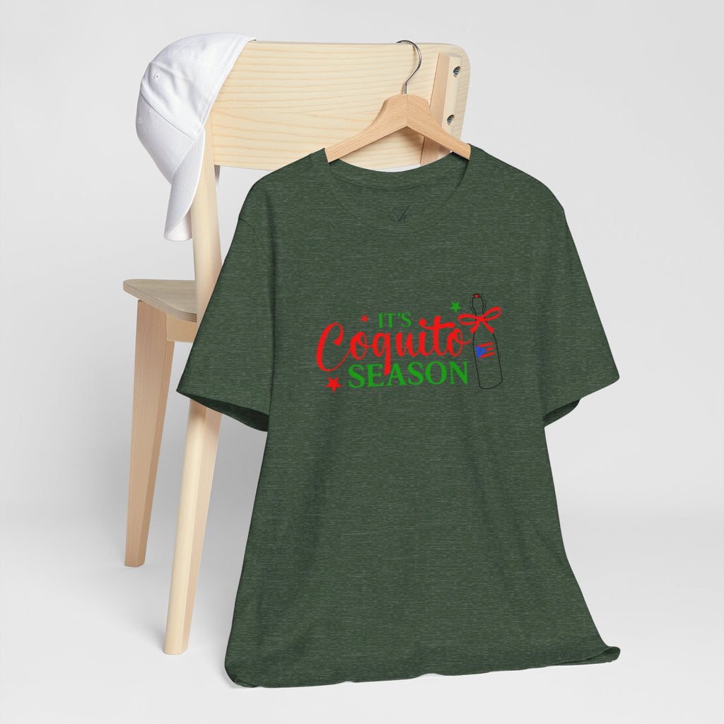 It's Coquito Season T-Shirt - Christmas Puerto Rican Holiday Cocktail Tee