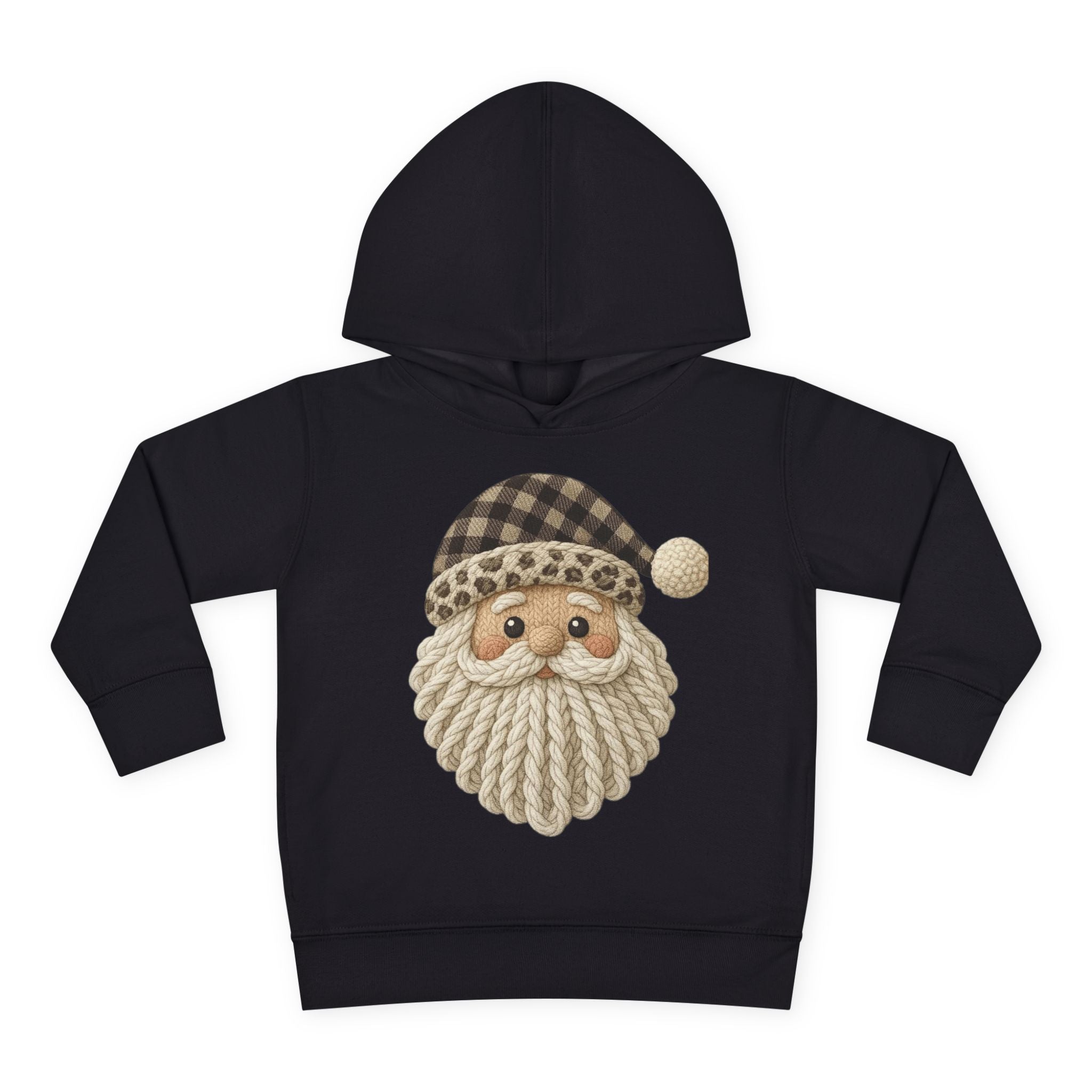 Toddler Hoodie  Cozy Plaid Santa Gnome Pullover