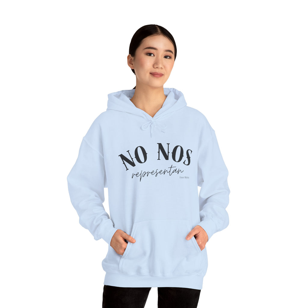Puerto Rican Pride Hoodie  “No Nos representan” Front & Puñeta Flag Back