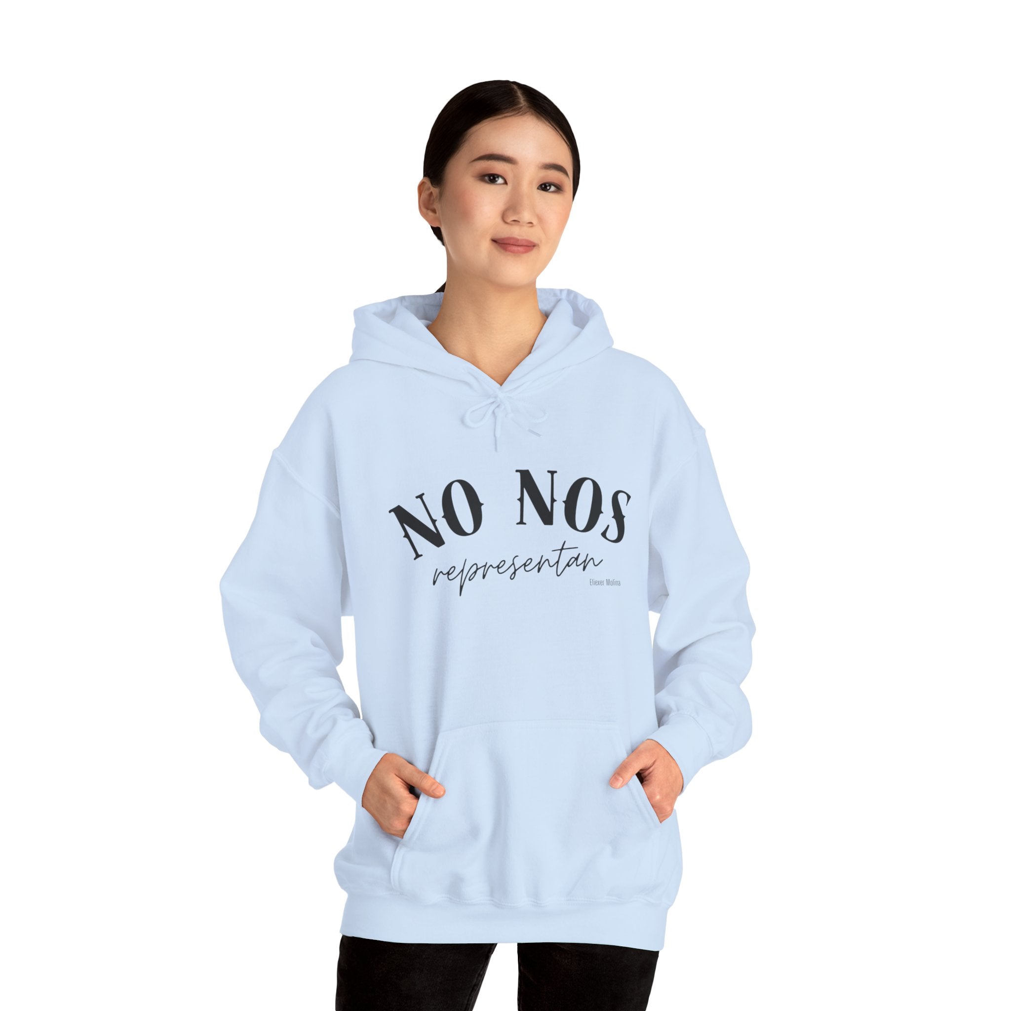 Puerto Rican Pride Hoodie  “No Nos representan” Front & Puñeta Flag Back