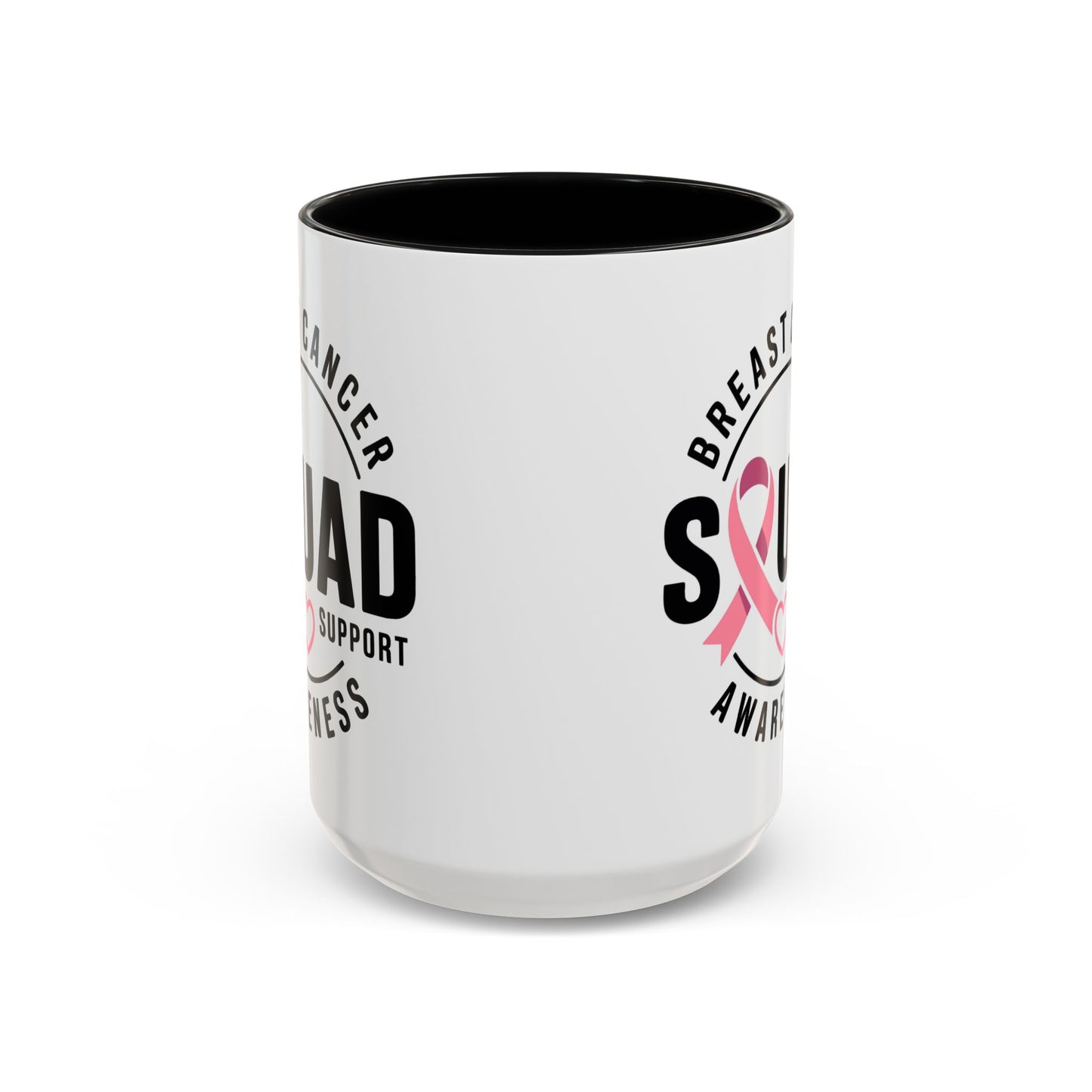 Breast Cancer Awareness Coffee Mug - Support Your Squad
