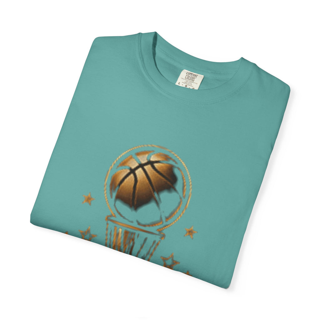 Basketball Dynasty T-Shirt — Vintage Gold Hoop Graphic