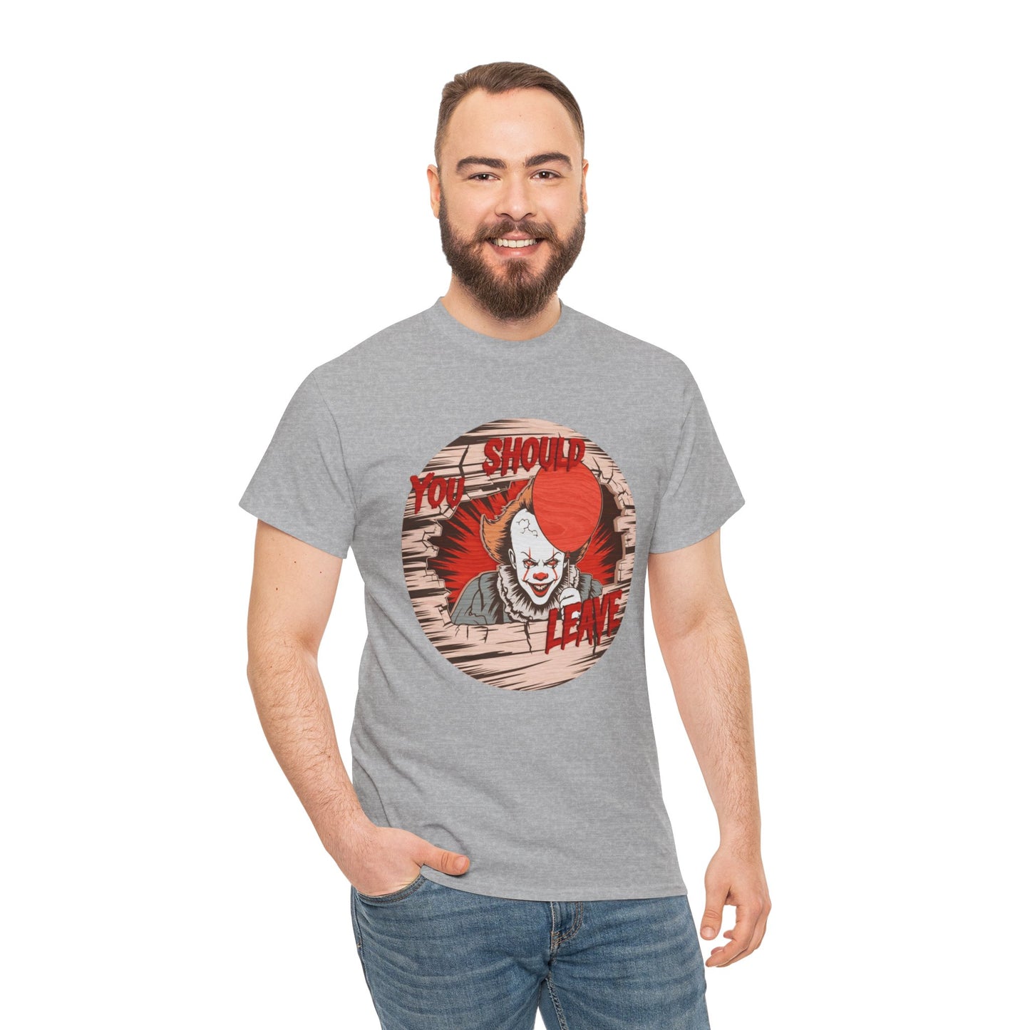 Horror Graphic Tee, Halloween Costume Shirt, Unisex Creepy Cotton Tee, Funny Horror T-Shirt, Retro Scary Outfit