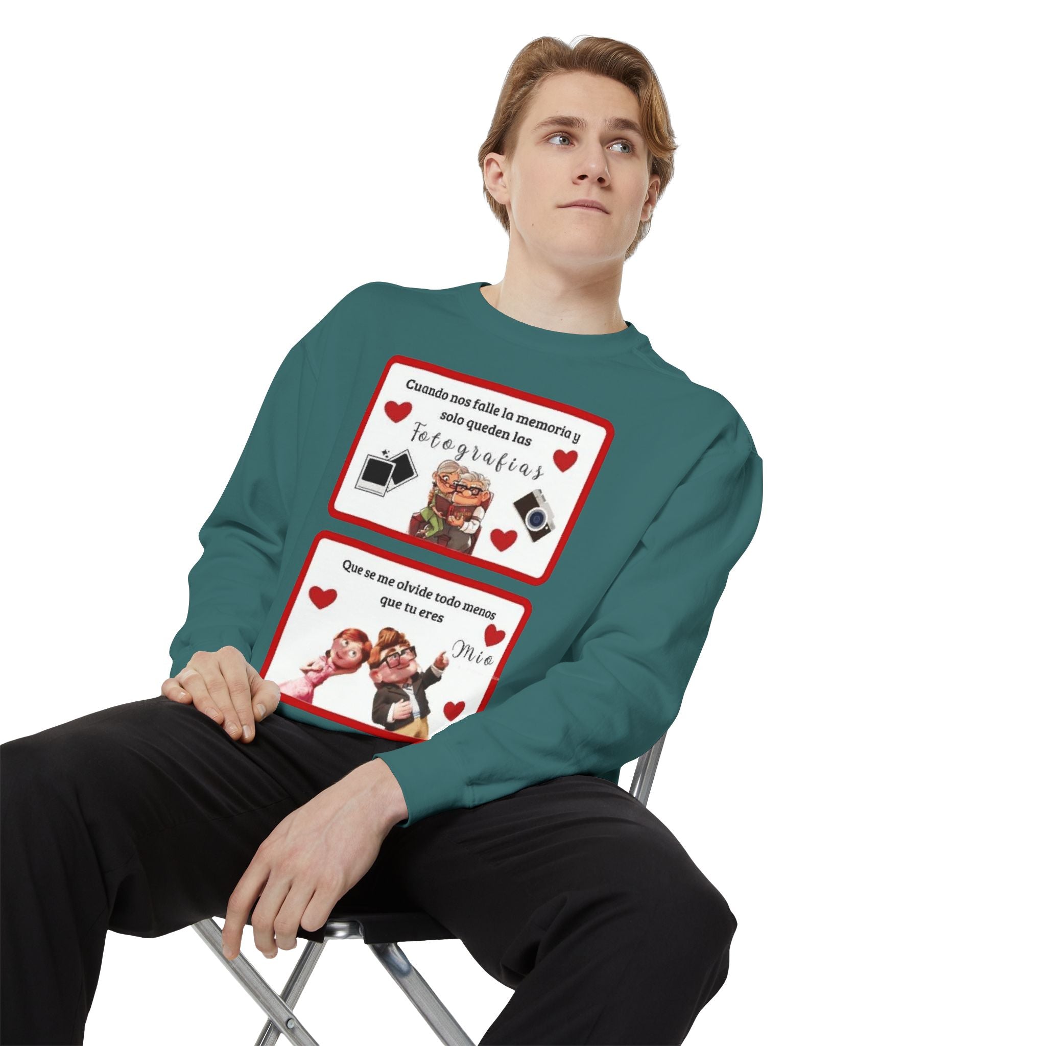 Valentine's Day Photo Collage  Romantico SAN VALENTÍN sweatshirt