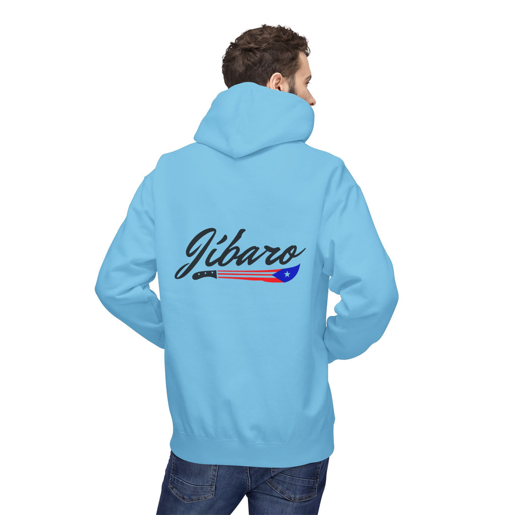 Gíbaro Hoodie  Puerto Rican Pride Pullover with Flag Machete Design