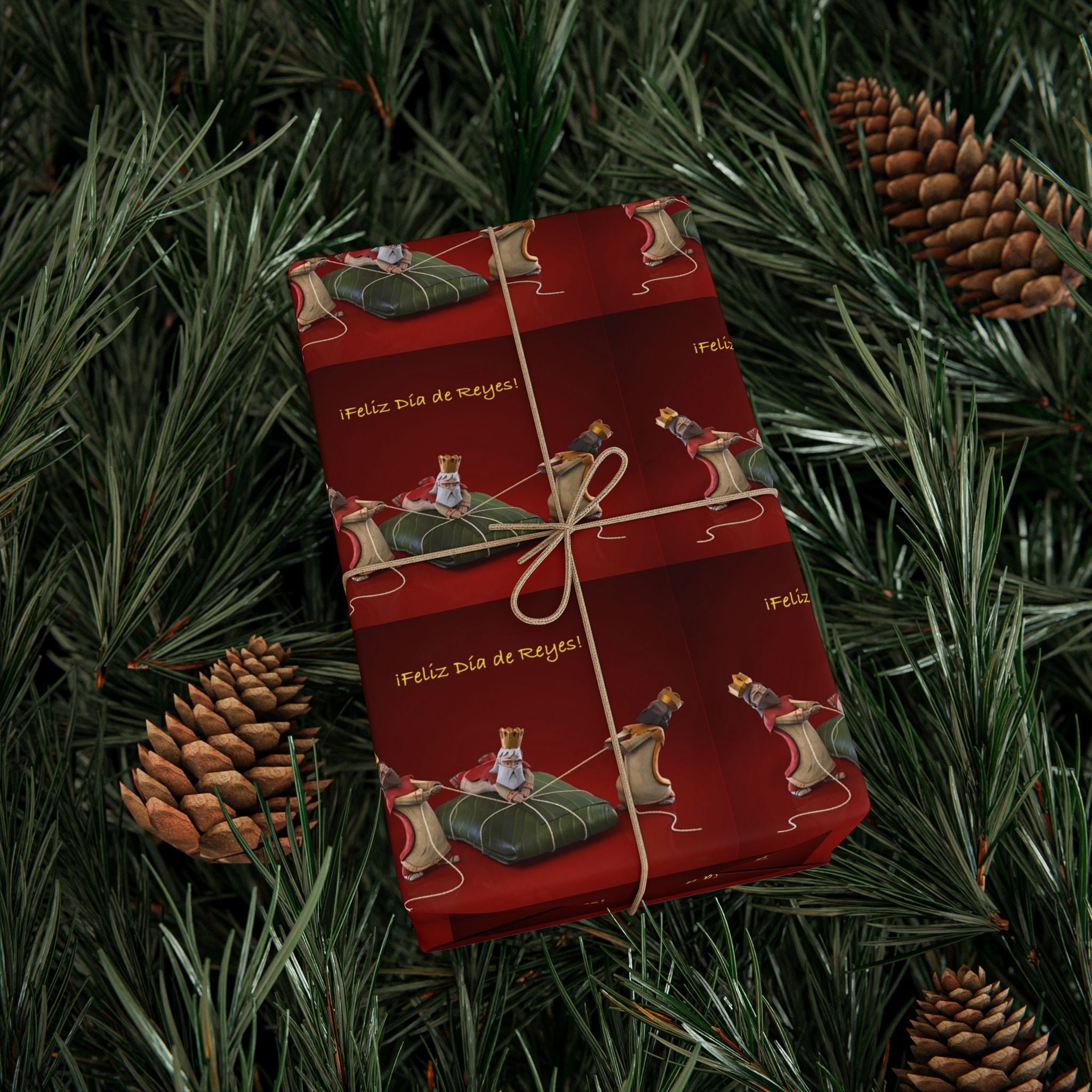 Navidad en Puerto Rico Wrapping Paper – Festive Boricua Holiday Gift Wrap 🇵🇷🎄