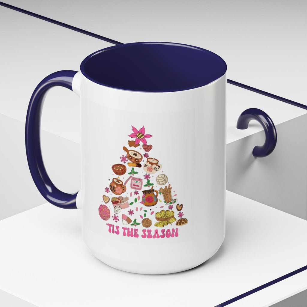 Coffee Mug - 'Tis the Season' Holiday Cookie Tree Accent Mug (11/15oz)