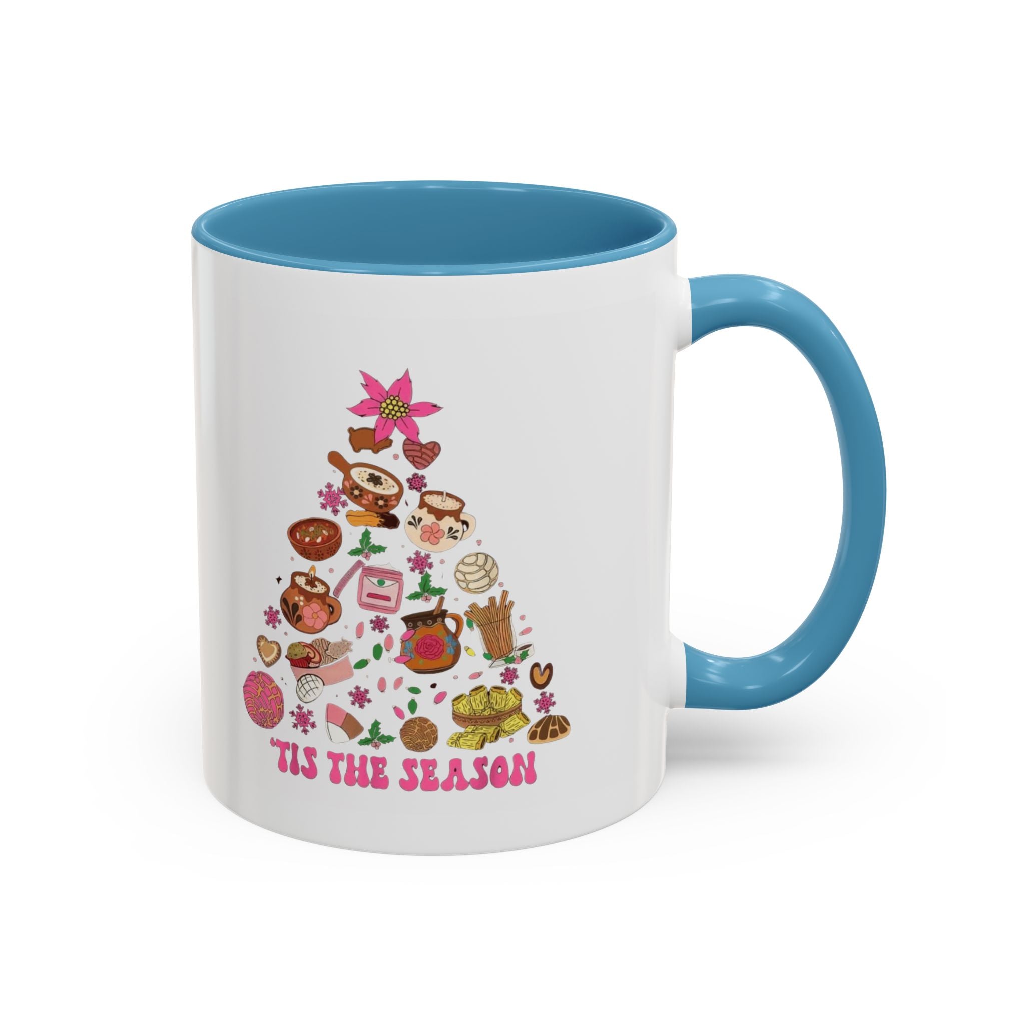 Coffee Mug - 'Tis the Season' Holiday Cookie Tree Accent Mug (11/15oz)