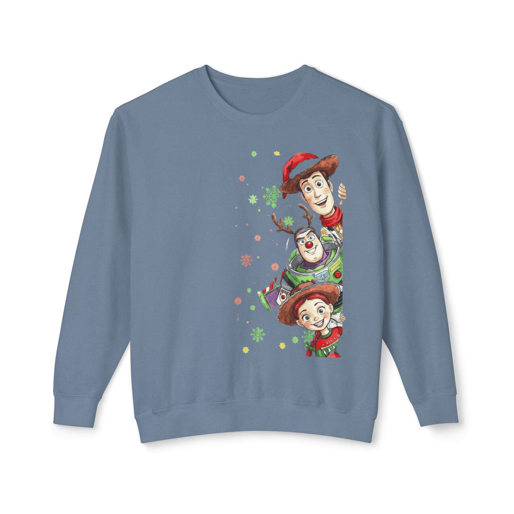 Christmas Toy Cowboy Crewneck Sweatshirt  Festive Woody & Friends Holiday Sweatshirt Cartoon Christmas T-shirts and Sweaters