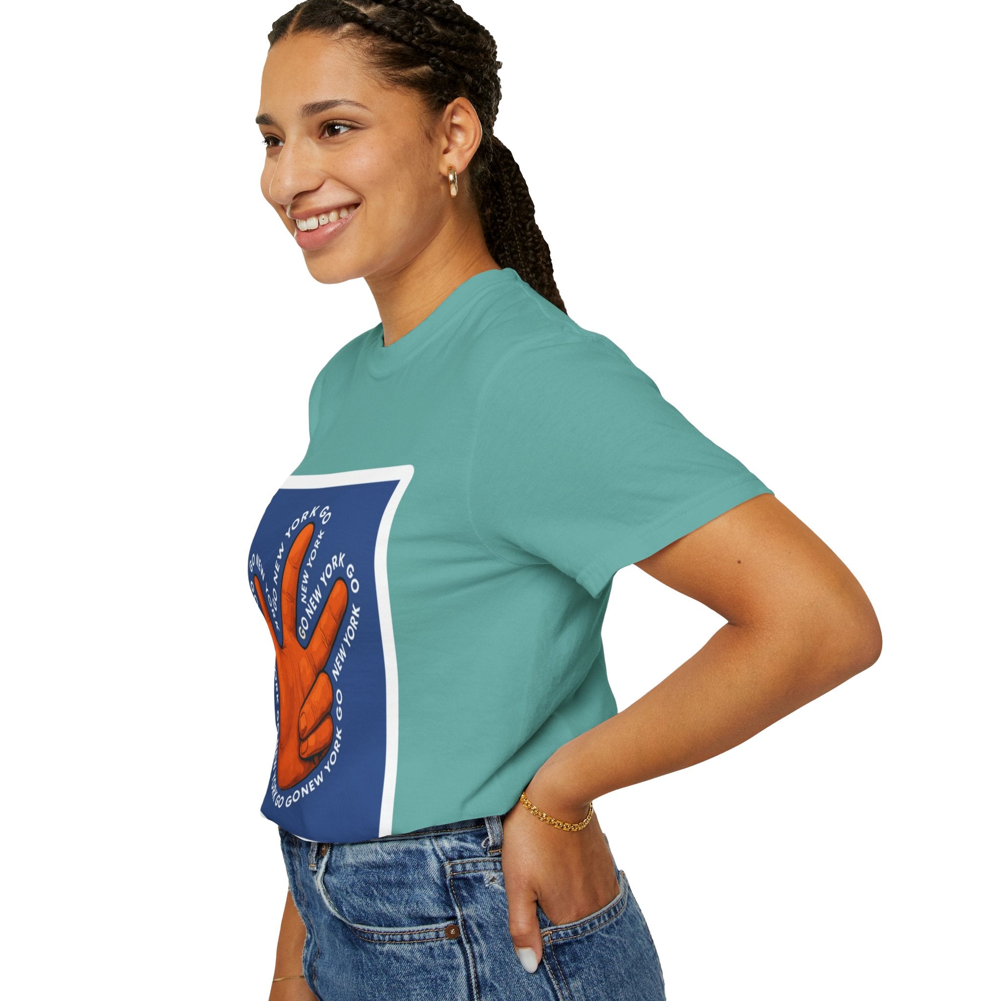 Go New York Hand Graphic T-Shirt