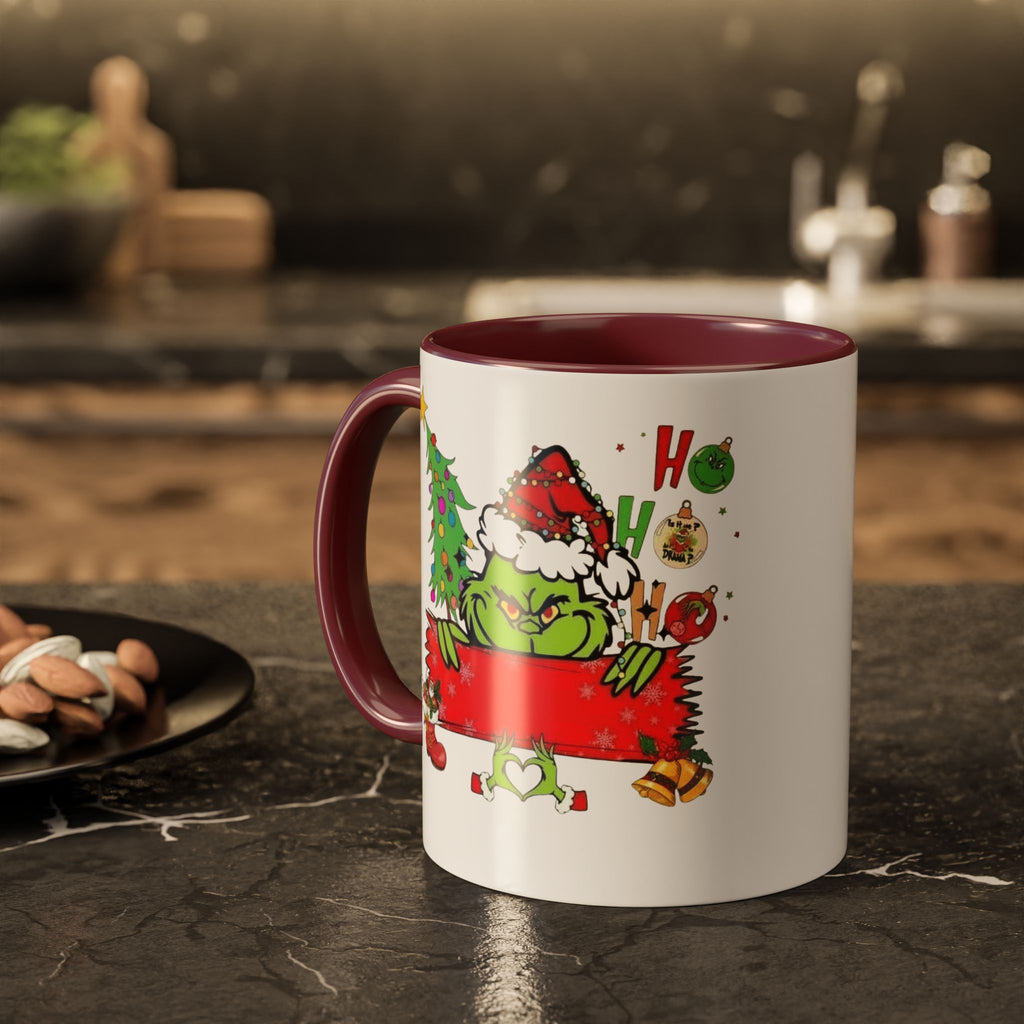 Christmas Grinch Mug (11oz & 15oz)  Funny Holiday Coffee Cup with Grinch Illustration Christmas Mugs Collection!