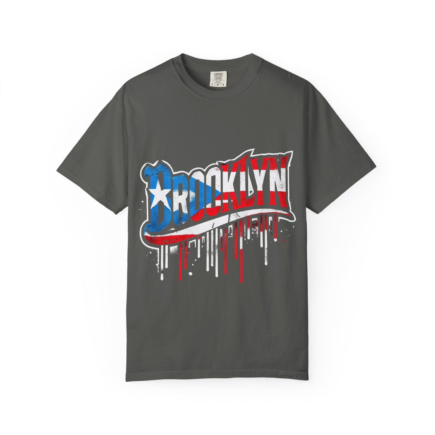 New York Meets Puerto Rico Brooklyn Style Unisex T-Shirt,  Streetwear Fashion