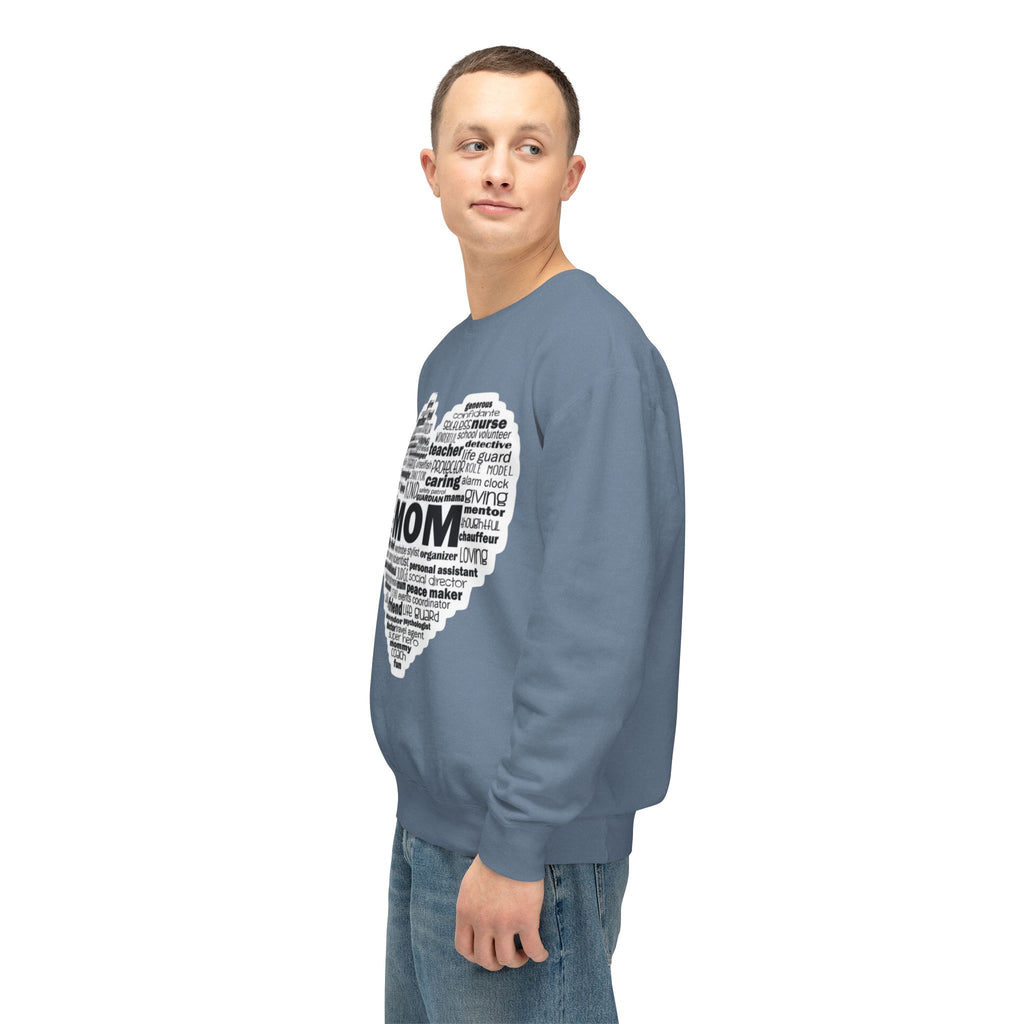 Mom Word-Cloud Heart Sweatshirt  Mother's Day Gift