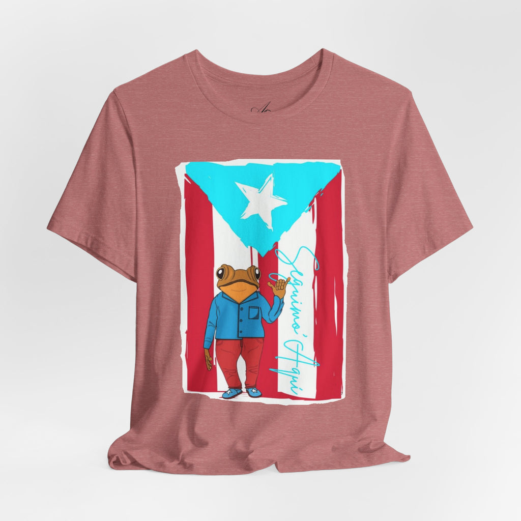 Puerto Rican Coqui Flag T‑Shirt  Boricua Pride Tee