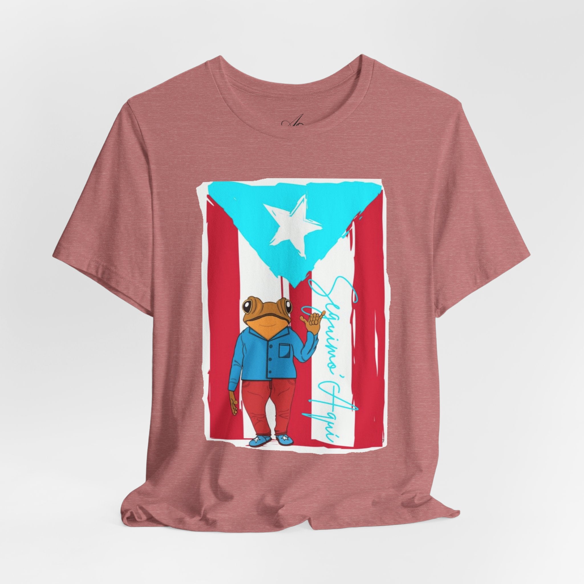 Puerto Rican Coqui Flag T‑Shirt  Boricua Pride Tee