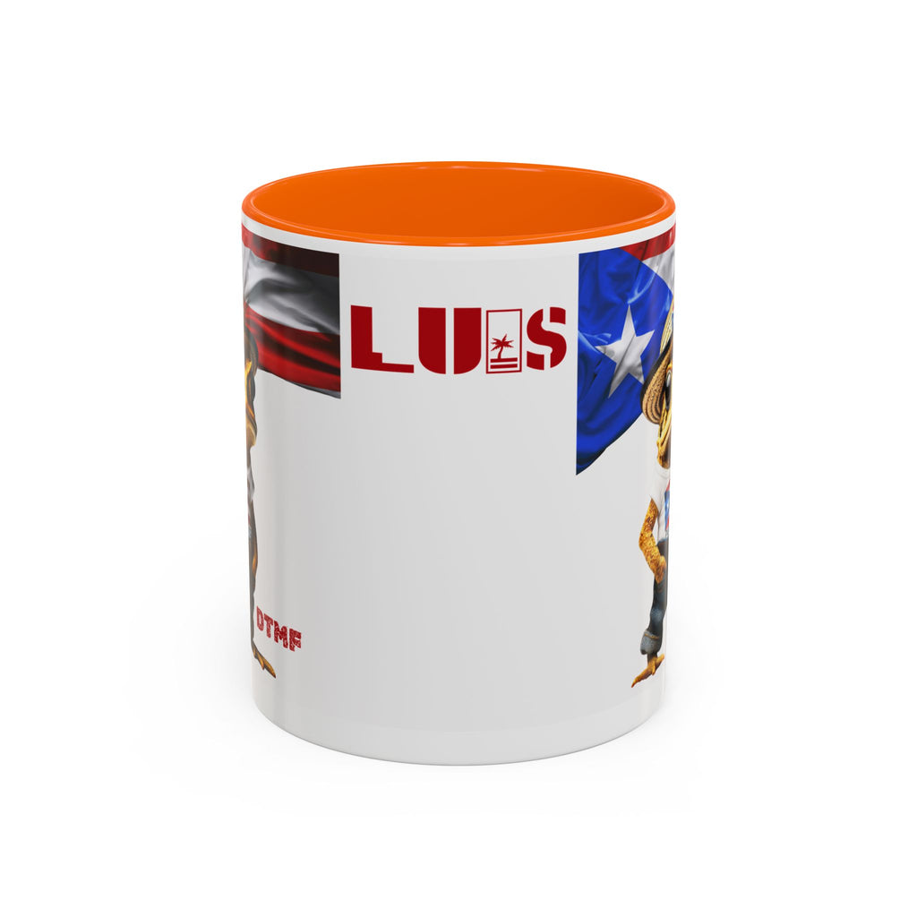 Puerto Rican Frog Character Coffee Mug - Fun Accent Mug for Coffee Lovers