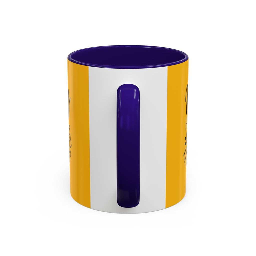 Holiday Coffee Cups with Festive Quotes & Designs Messy Hair Coffee Mug - Fun Yellow Ceramic Cup for Coffee Lovers