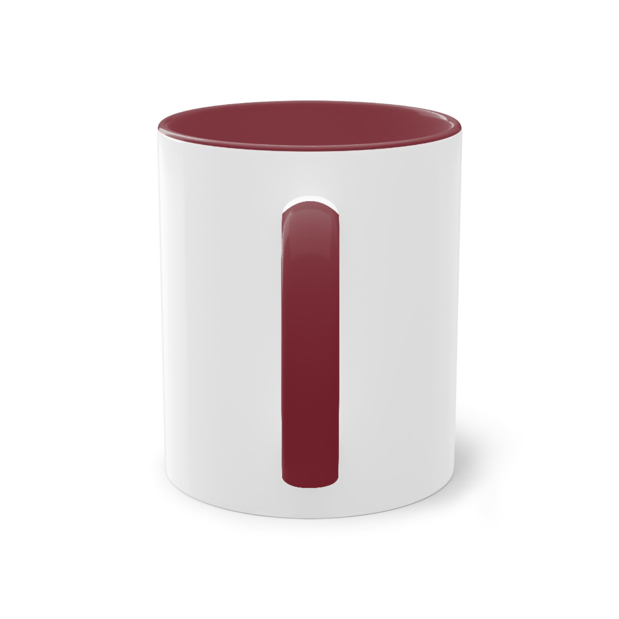 Holiday Sports Mom Coffee Mug Festive 'PE' Candy-Stripe Design, 11oz Two-Tone School Staff Christmas Mug Collection,