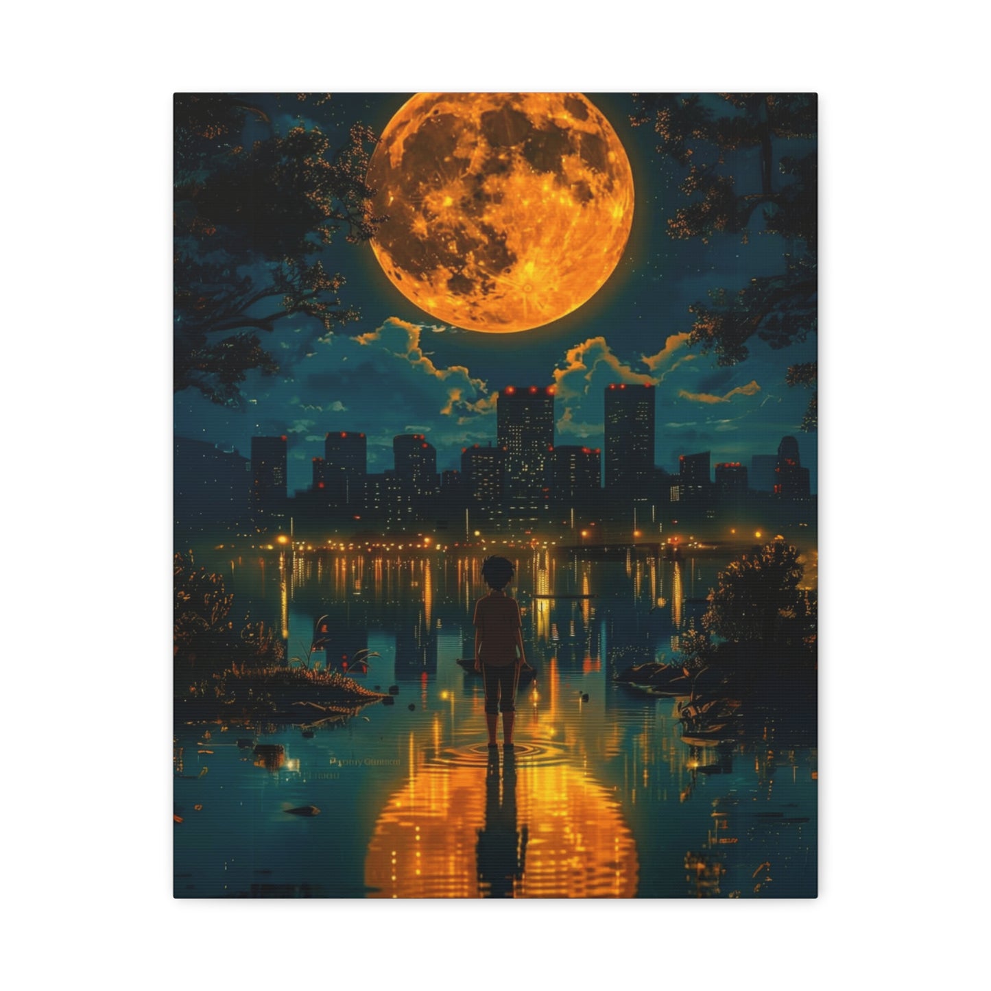 Because words have the power to move you let them live on your wall, Unique Nightscape Decoration, Perfect for Any Occasion