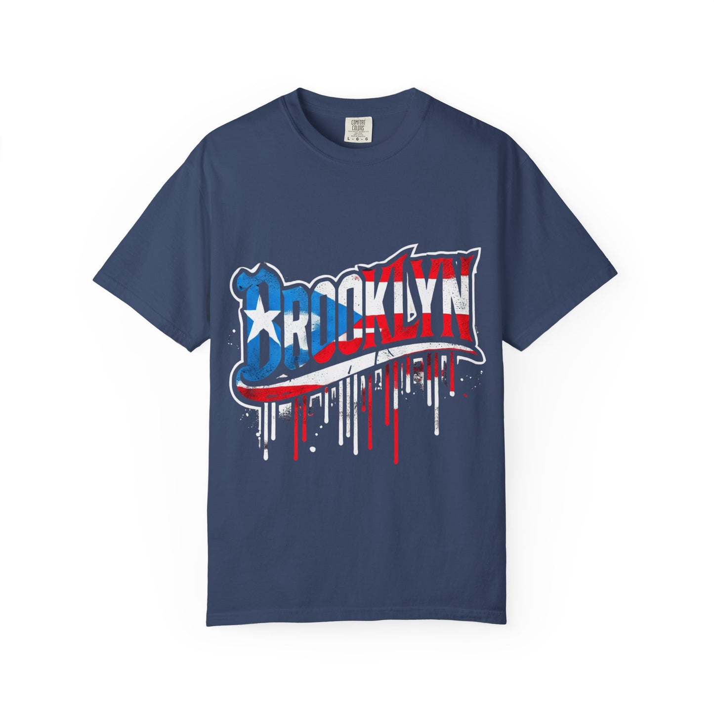 New York Meets Puerto Rico Brooklyn Style Unisex T-Shirt,  Streetwear Fashion