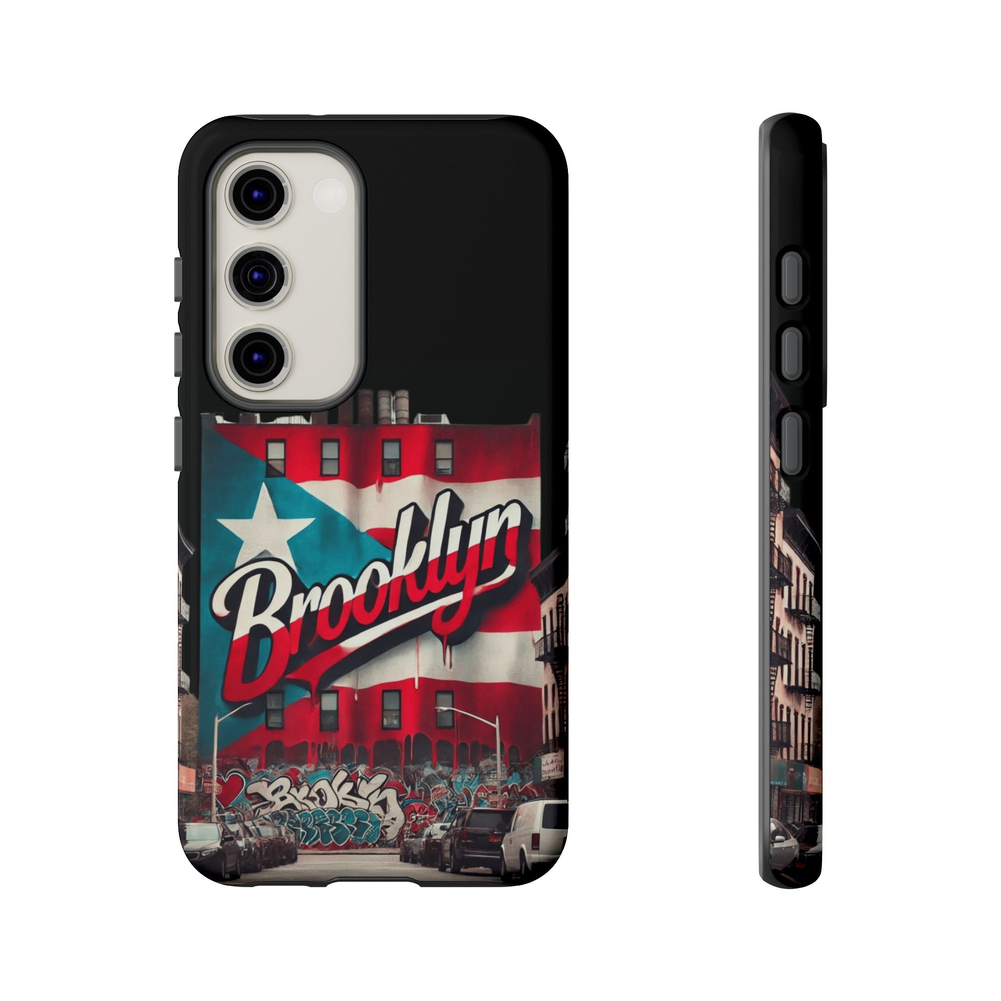 Brooklyn Street Art Phone Case  Urban Graffiti Protective Cover