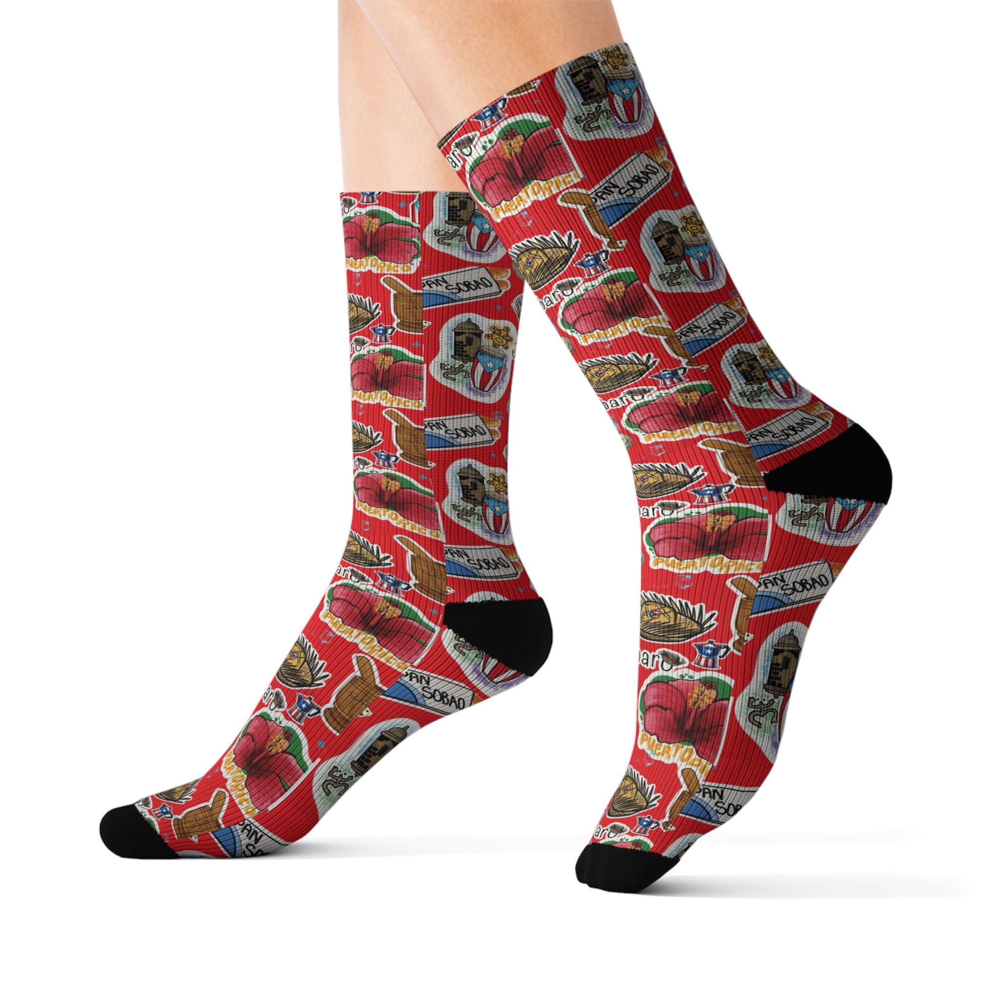 Puerto Rico Pride Sublimation Socks