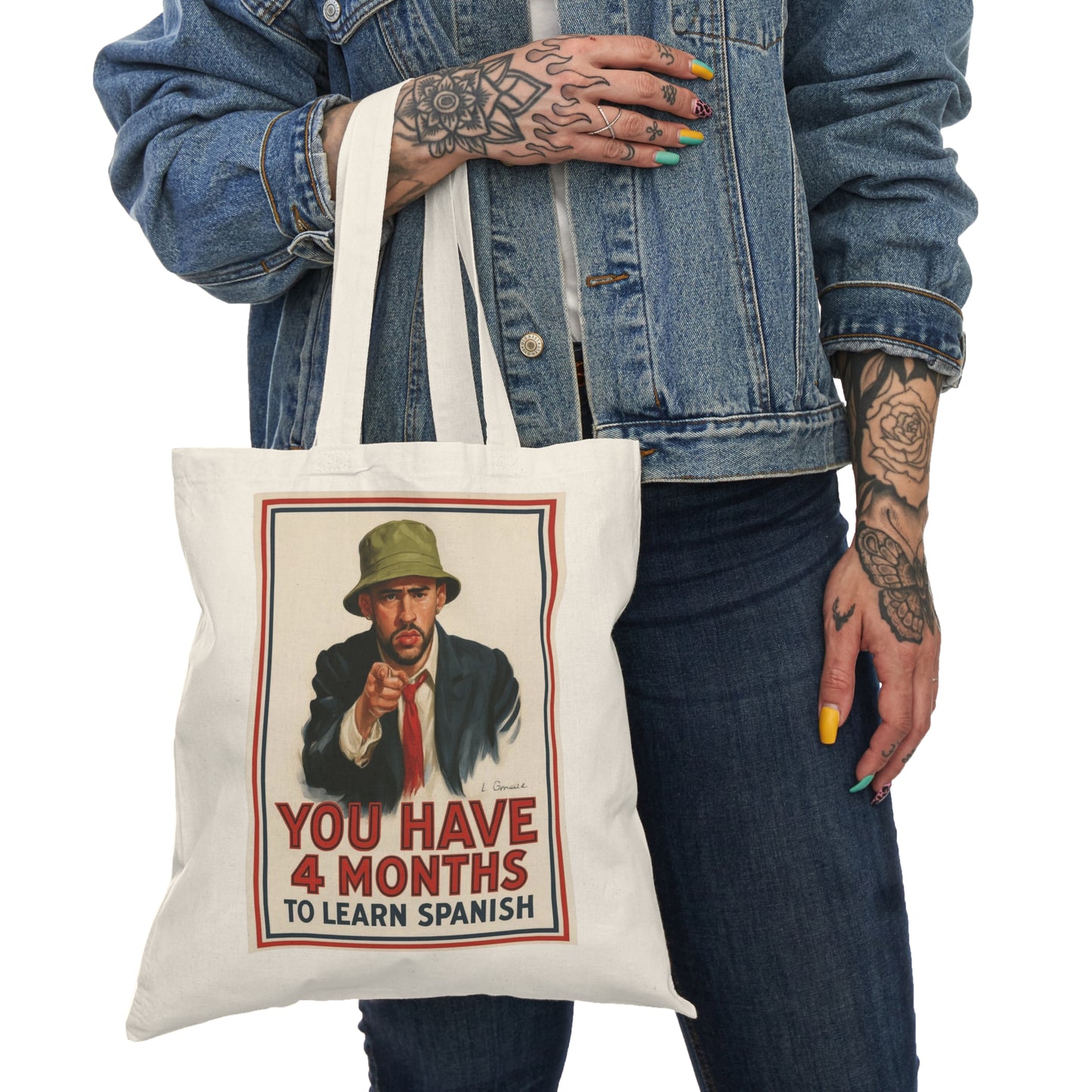You Have 4 Months Spanish Learning Tote Bag Tote de Herencia Puertorriqueña