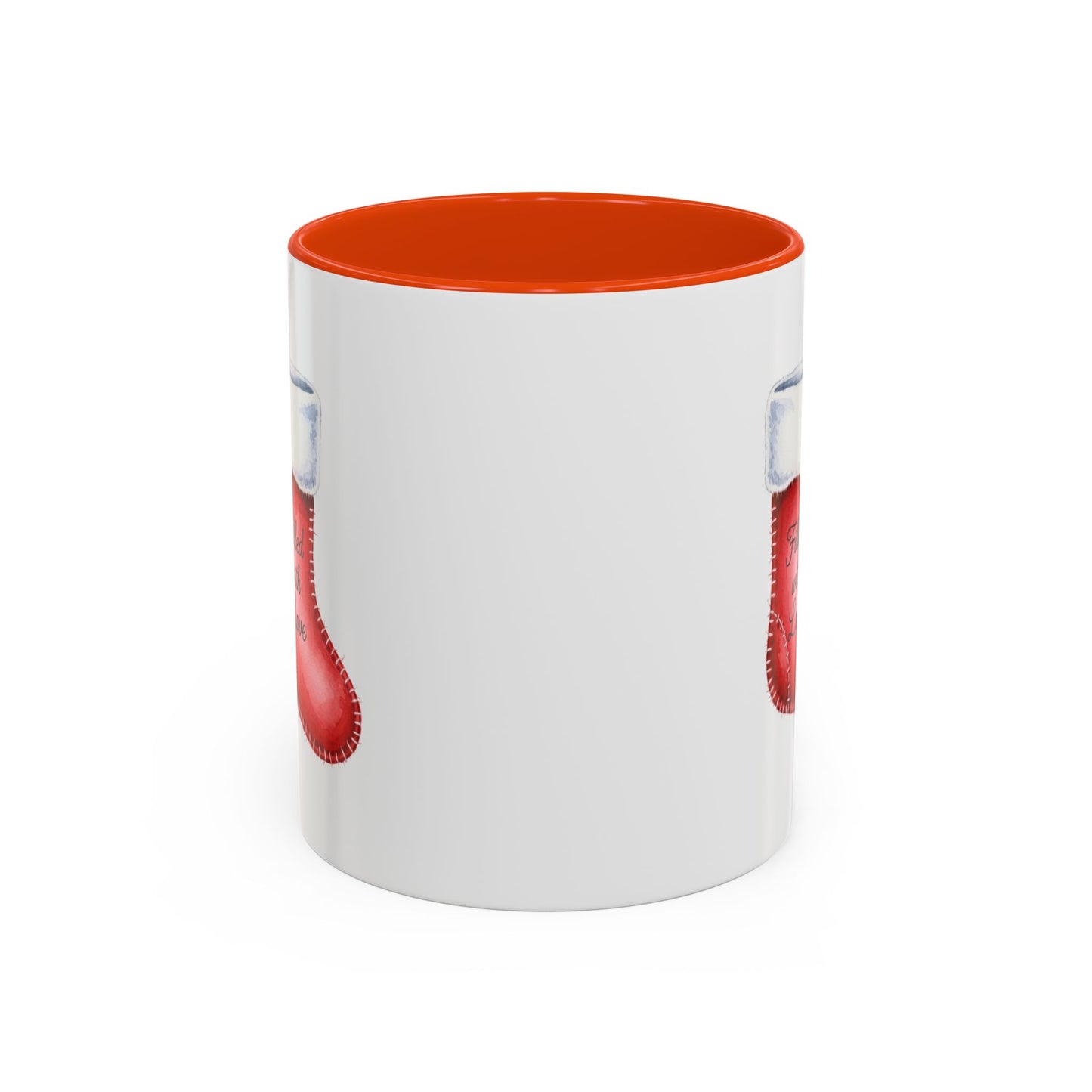 Holiday Mugs Christmas Gift Ideas Hot Cocoa & Coffee Cup Designs Filled with Love - Colorful 11oz & 15oz