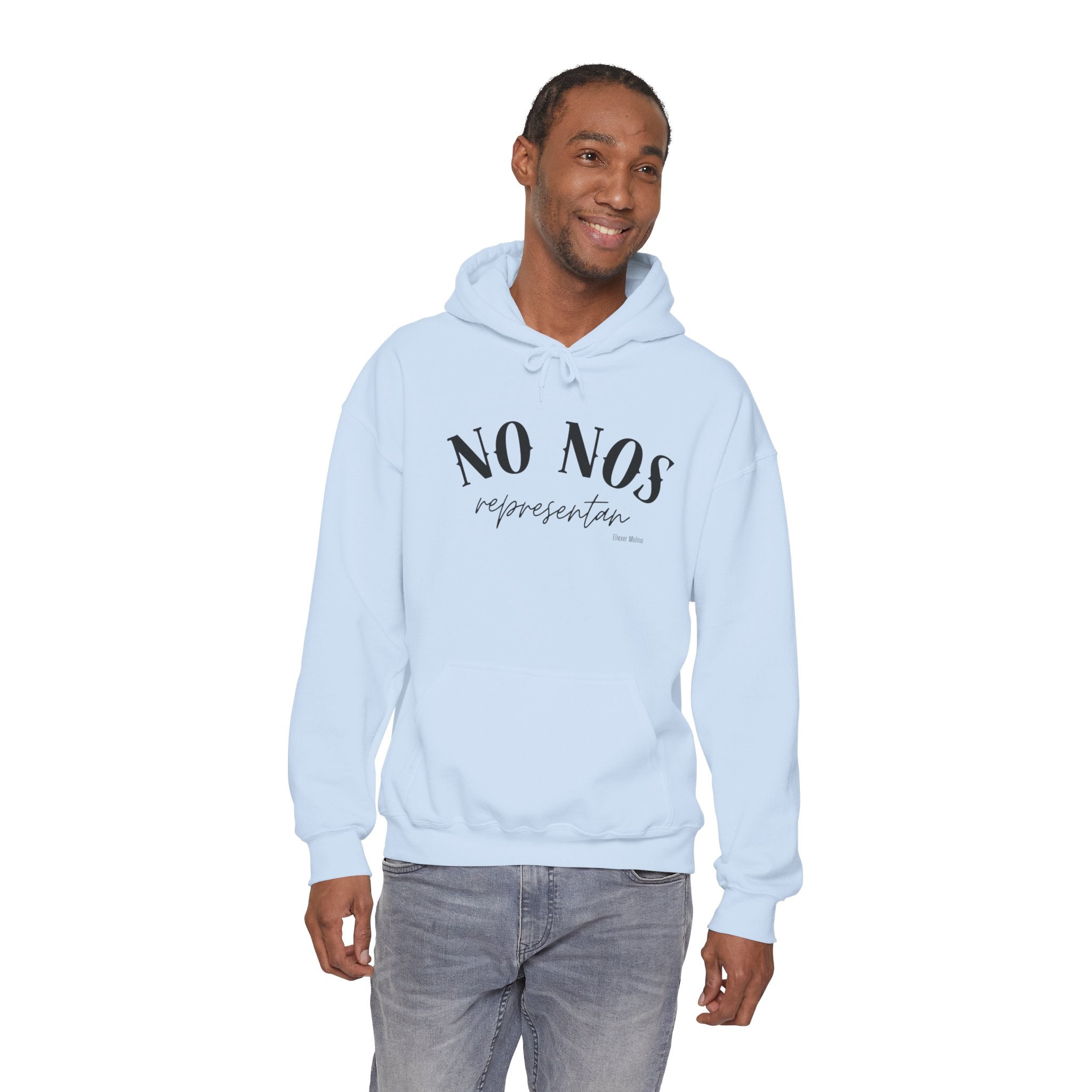 Puerto Rican Pride Hoodie  “No Nos representan” Front & Puñeta Flag Back