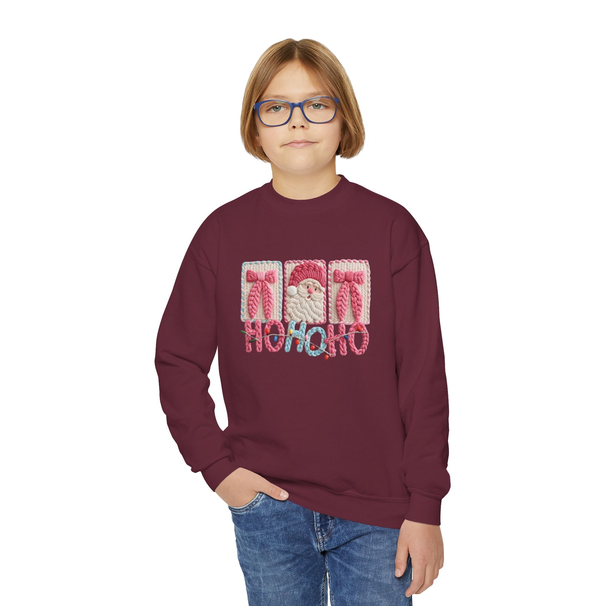 Youth Christmas 'HOHOHO' Crewneck Sweatshirt