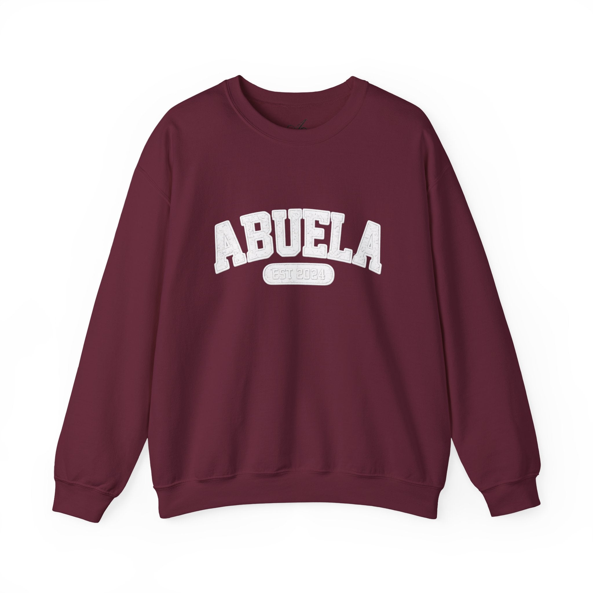 Abuela Varsity Crewneck Sweatshirt Cozy Grandma Gift Minimal Everyday Family Love Apparel