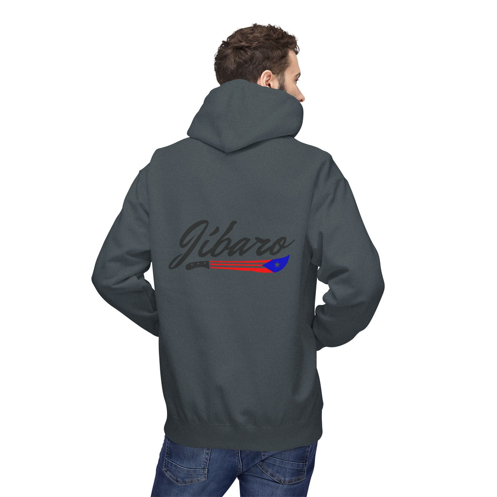 Gíbaro Hoodie  Puerto Rican Pride Pullover with Flag Machete Design