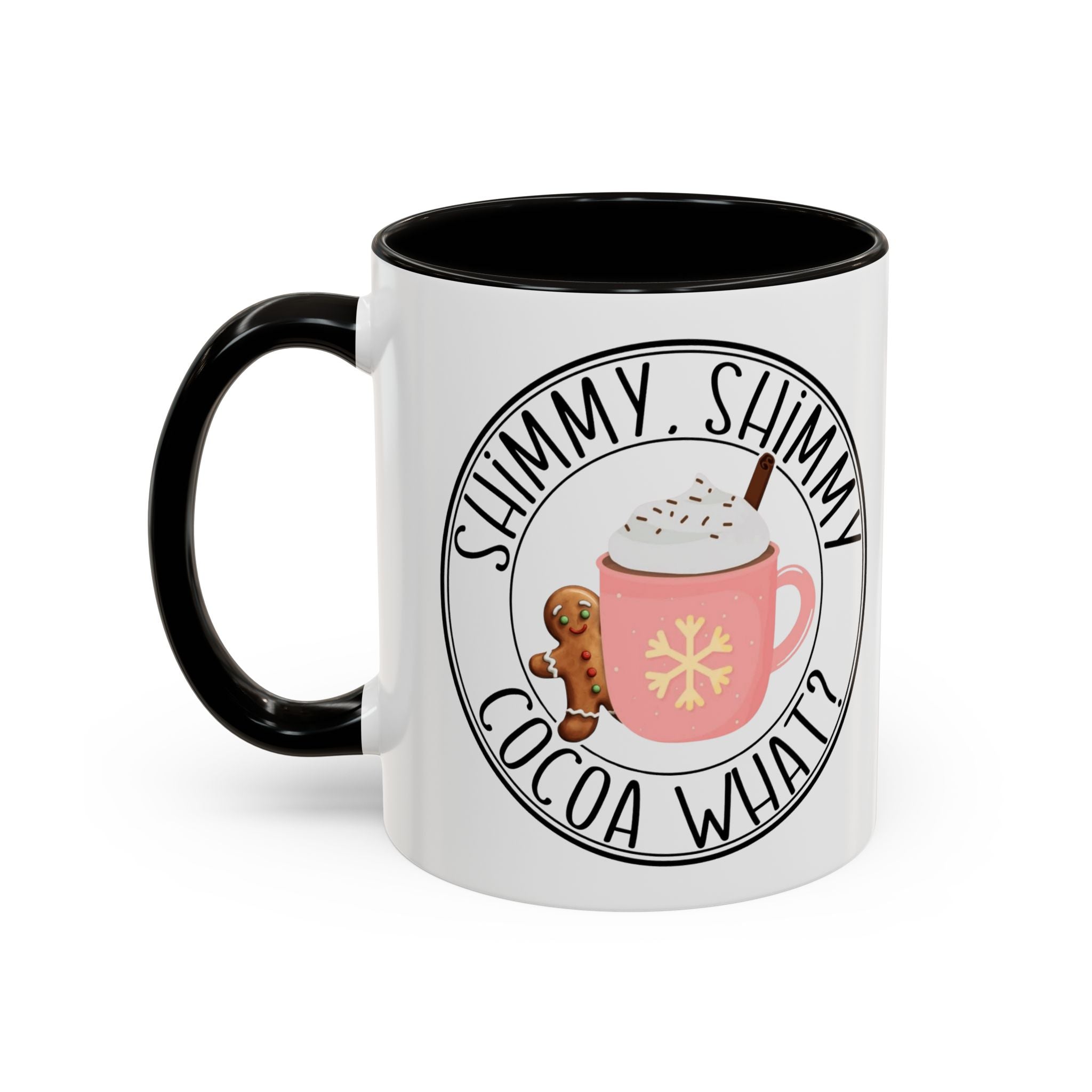 Cute Cocoa Mugs with Gingerbread Design Perfect for Winter Holiday CheerBeverage Cup Christmas Design
