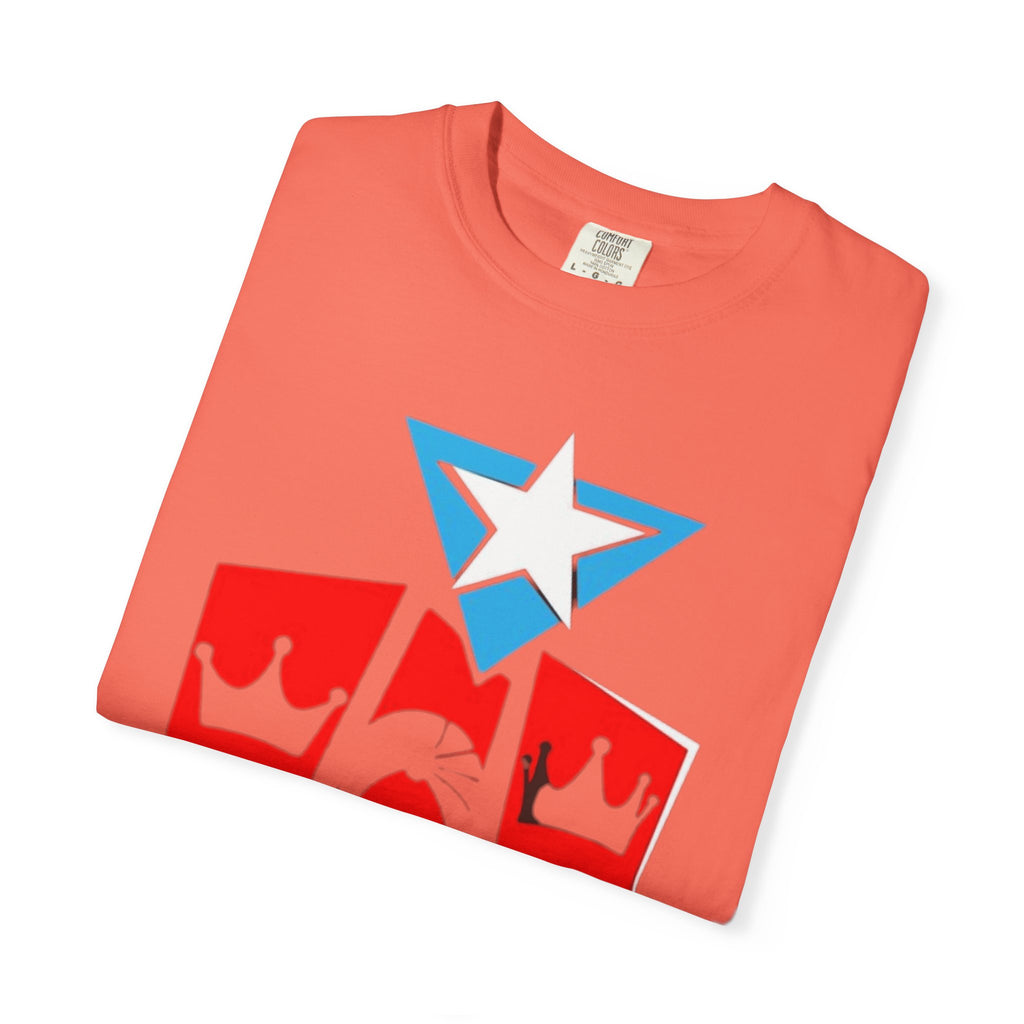 The Three Kings T-Shirt — Puerto Rican Three Kings Graphic Tee (Star & Crown Silhouettes)