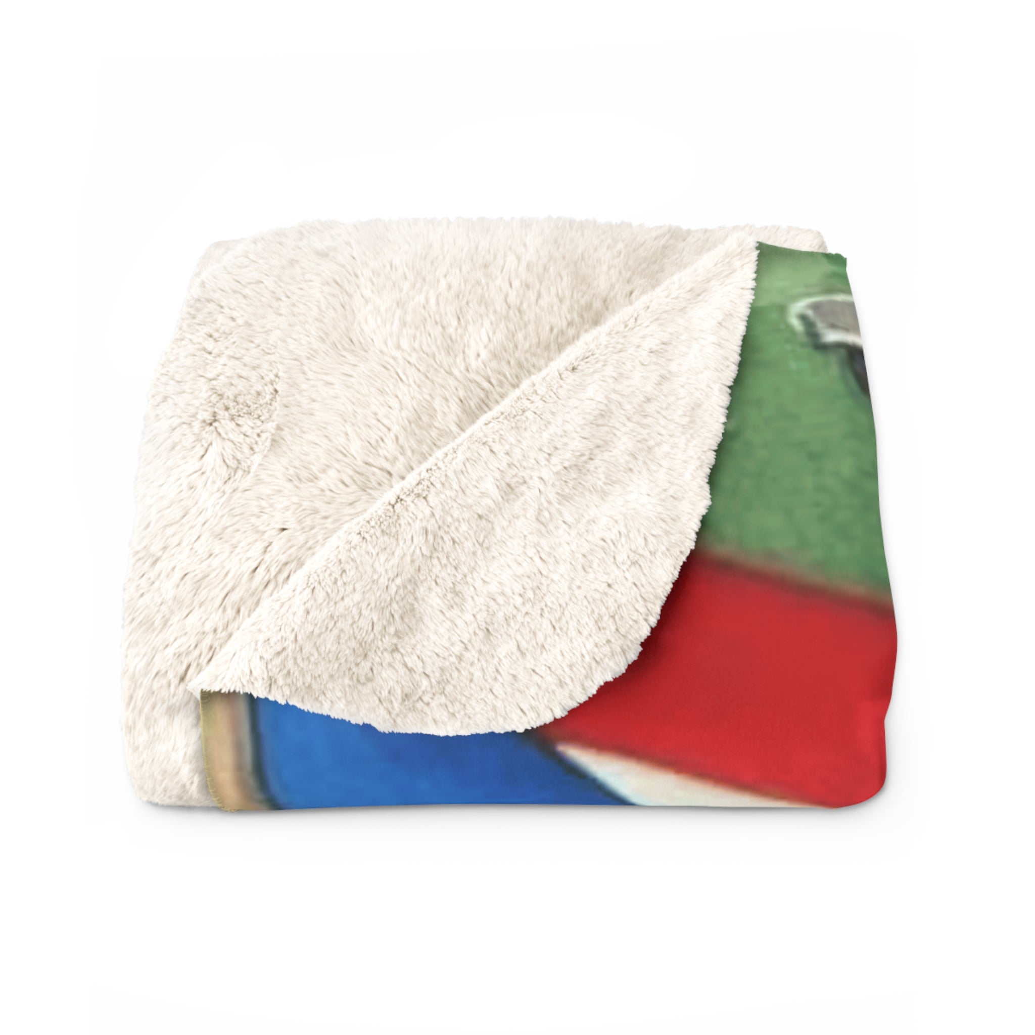 Sherpa Fleece Blanket  Puerto Rican Three Kings Day (Feliz Día de Reyes) Kids Design