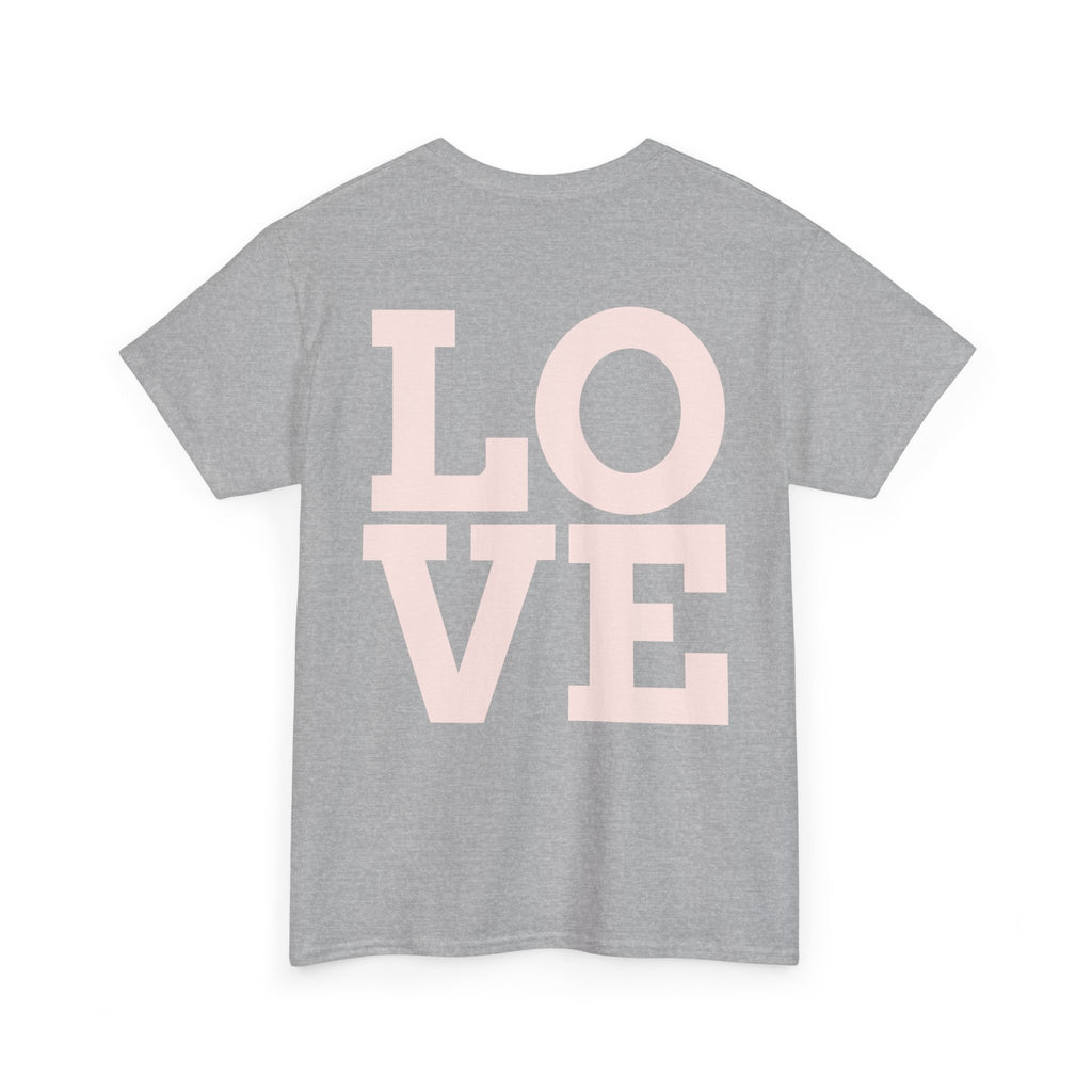 Pink Heart Cherries Tee  LOVE Graphic Valentine T-Shirt