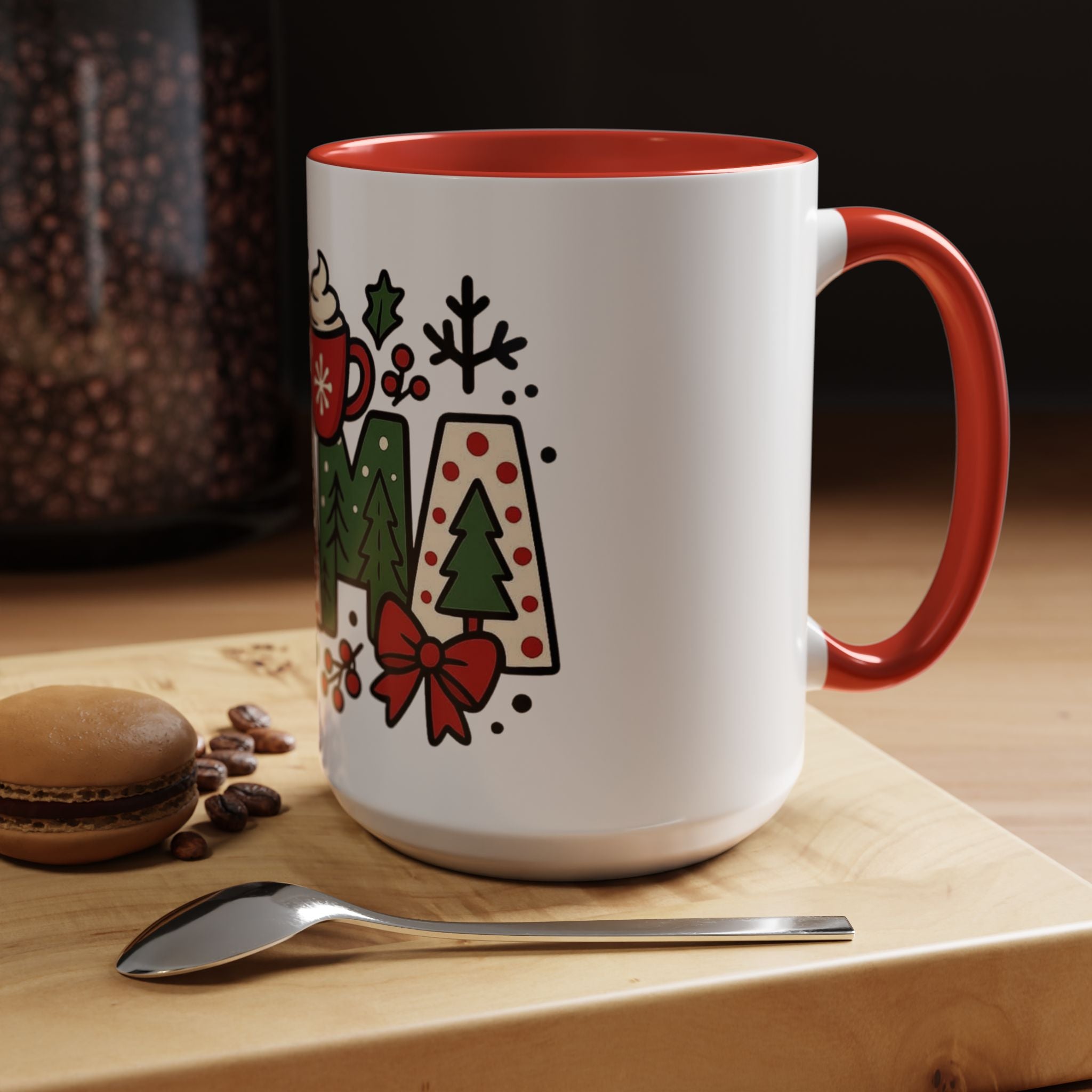 Mama Christmas Coffee Mug  Holiday Accent Mug (11/15oz) Christmas Mugs Collection!