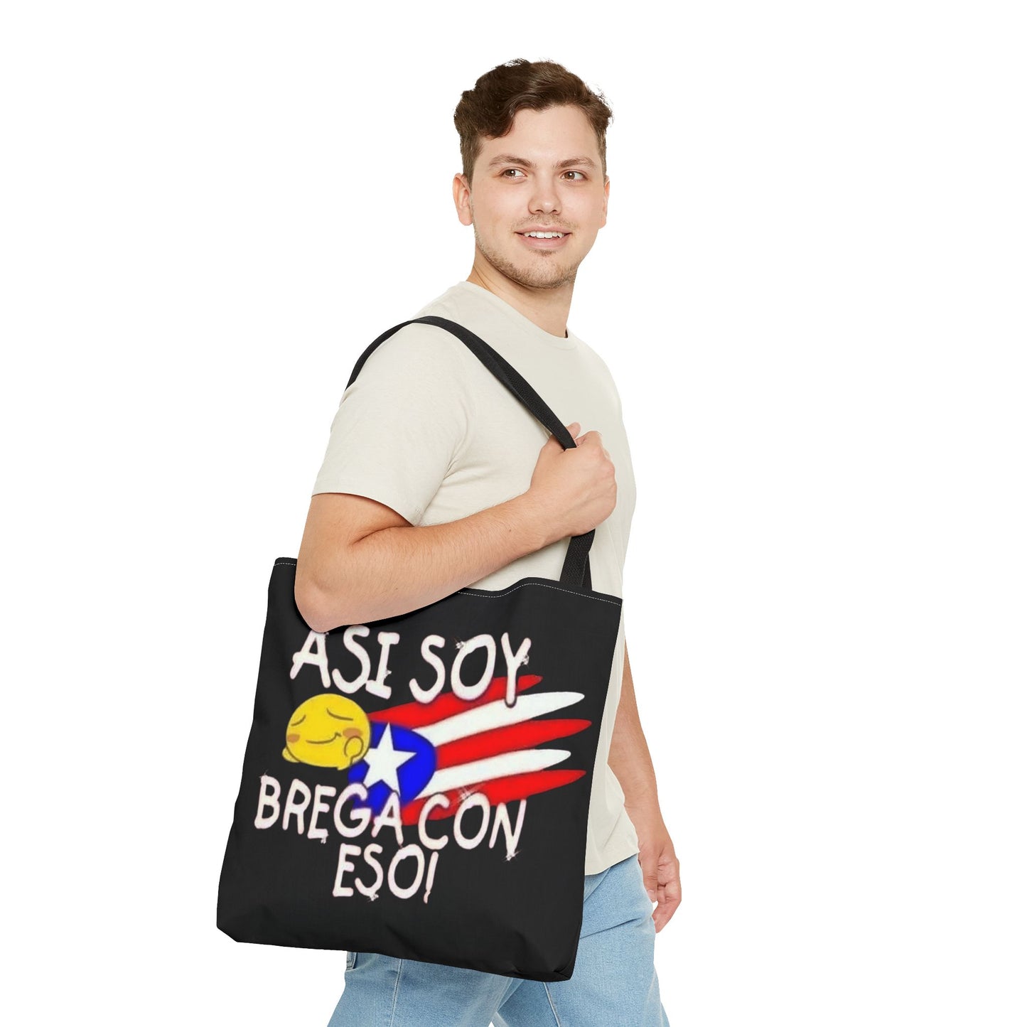 Carry Your Culture – Puerto Rican Pride in Every Step Vibrant Puerto Rican Tote Bag, Beach Bag, Shopping Tote, Travel Bag, Gift for Her, Eco-Friendly Reusable Bag
