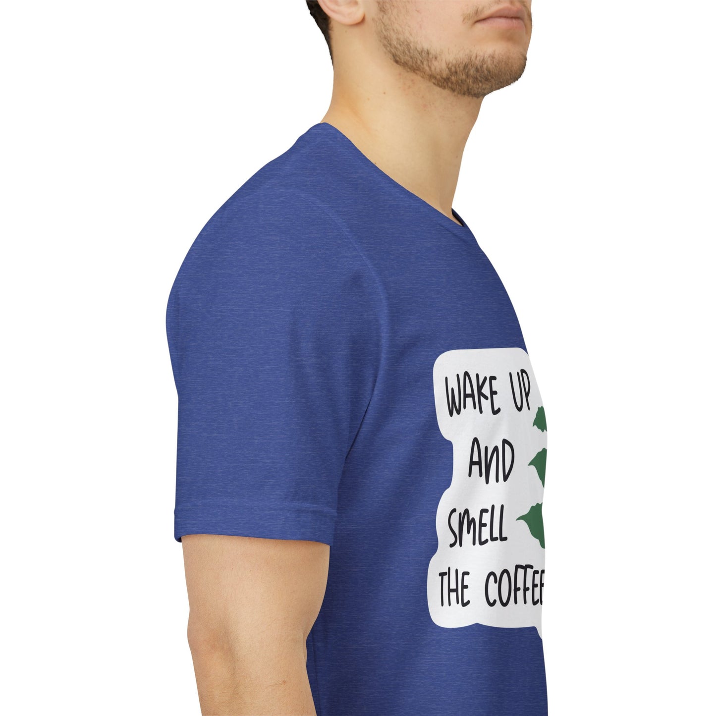 Wake Up and Smell the Coffee Tee  Coffee Plant Graphic T-Shirt