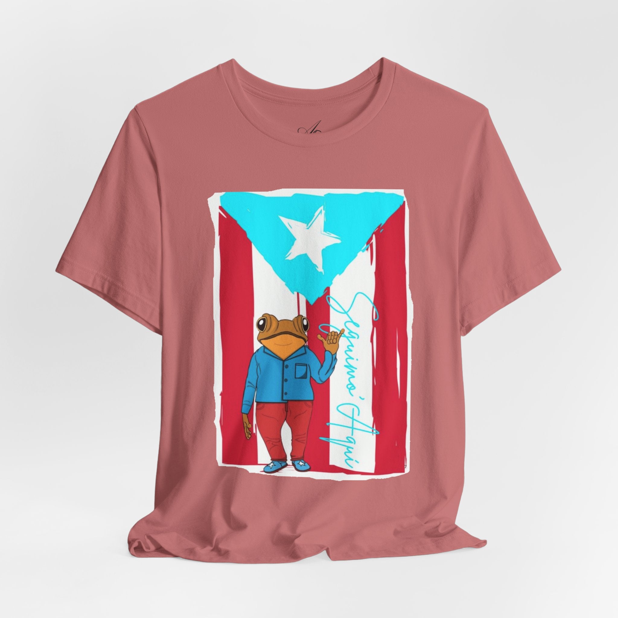 Puerto Rican Coqui Flag T‑Shirt  Boricua Pride Tee
